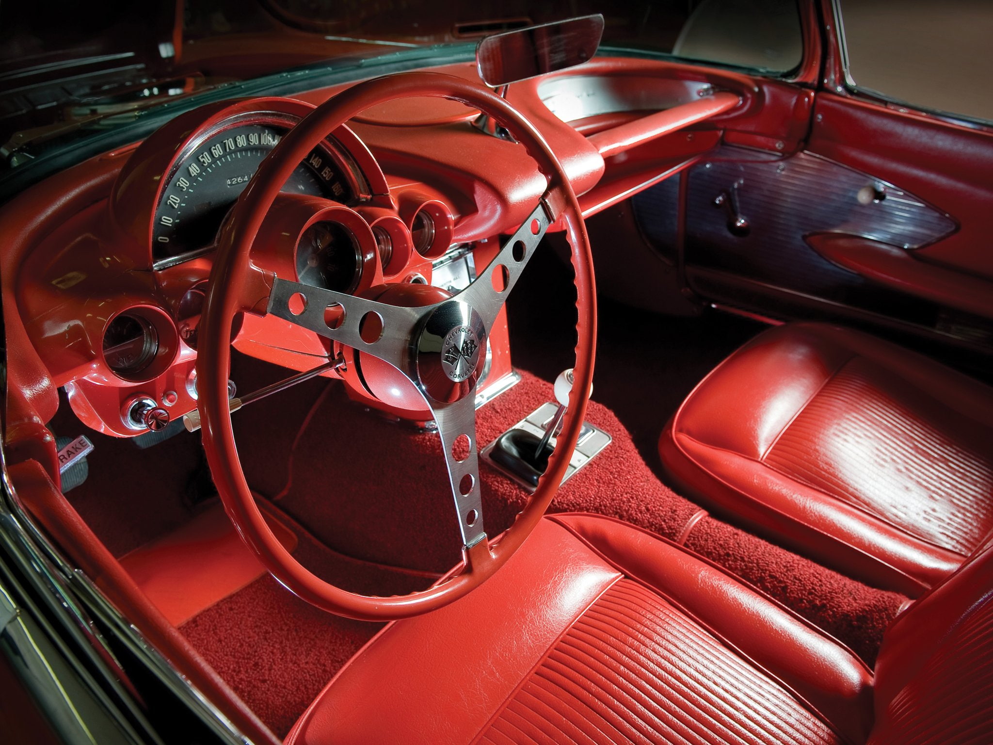 c-1, 1961, corvette, muscle, chevrolet, supercar, classic, 1080P, HD Wallpaper