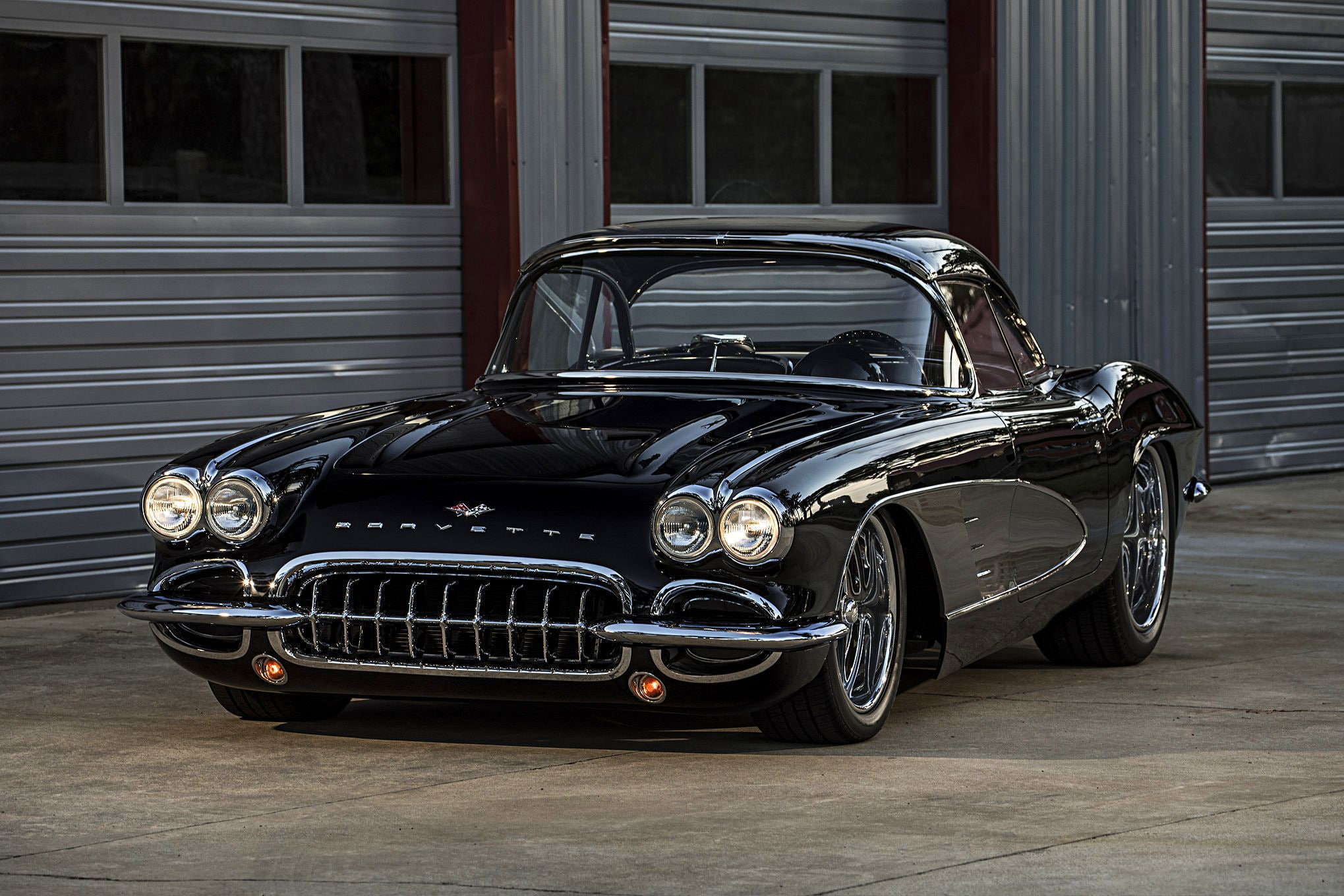 rod, car, automobile, streetrod, 1080P, auto, 1961, hot, corvette, custom, chevrolet, vehicle, hotrod, HD Wallpaper
