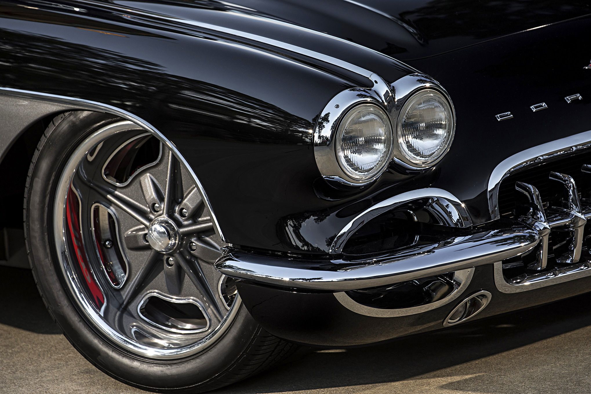 automobile, hotrod, hot, vehicle, streetrod, auto, 1961, corvette, chevrolet, 1080P, rod, car, custom, HD Wallpaper