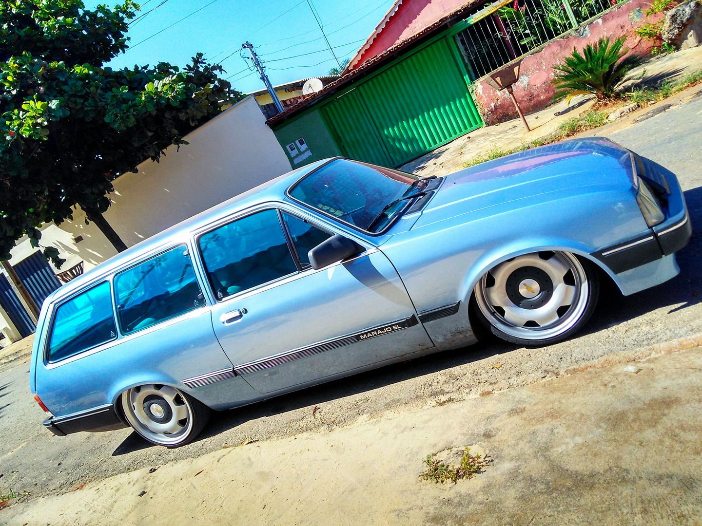 nature, Chevette, day, tire, sky, car, transportation, mode of transportation, motor vehicle, no people, stationary, wheel, plant, vintage car, old, blue, HD Wallpaper