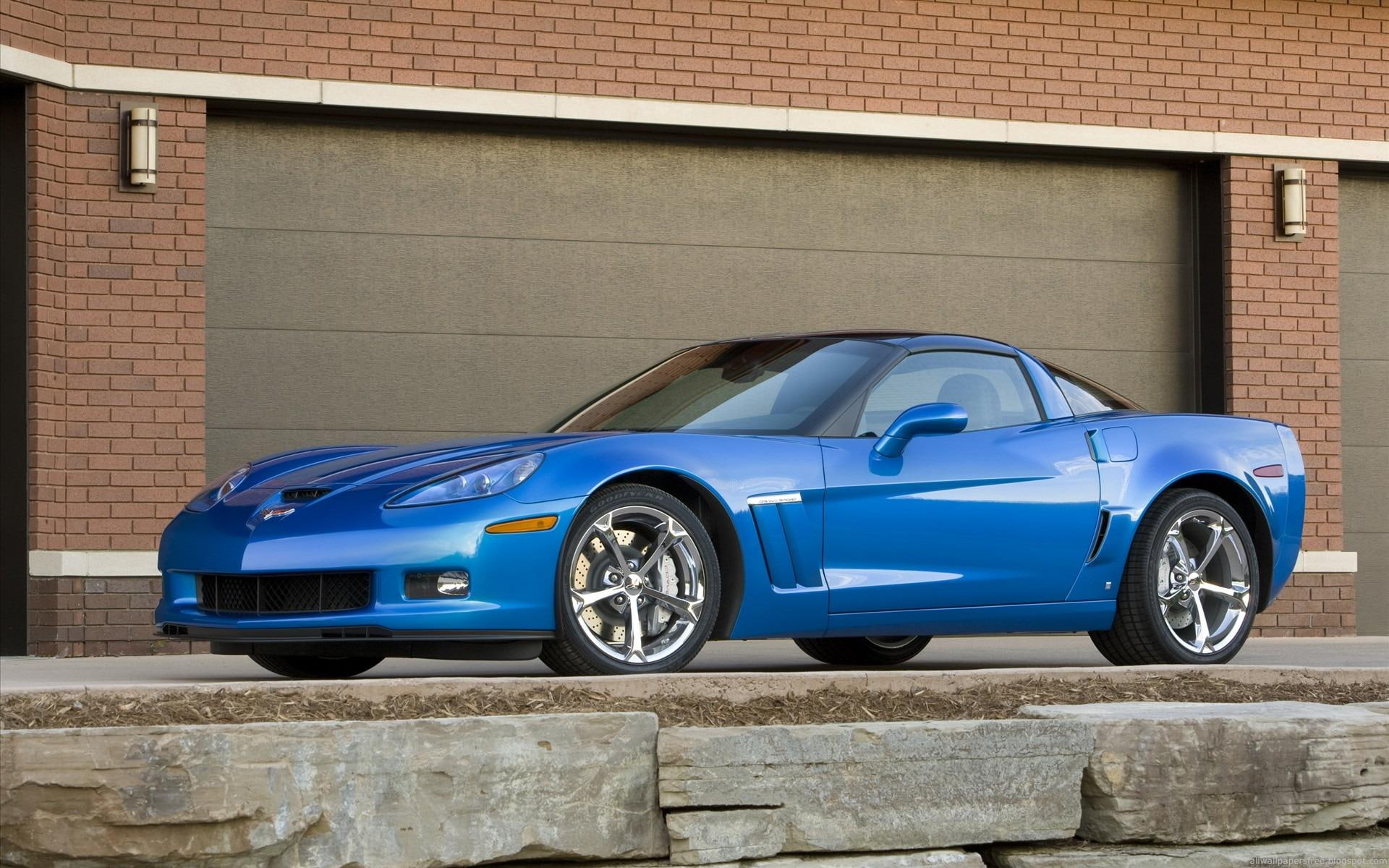 blue, c, standin, road, rider, 1080P, cars, corvette, HD Wallpaper