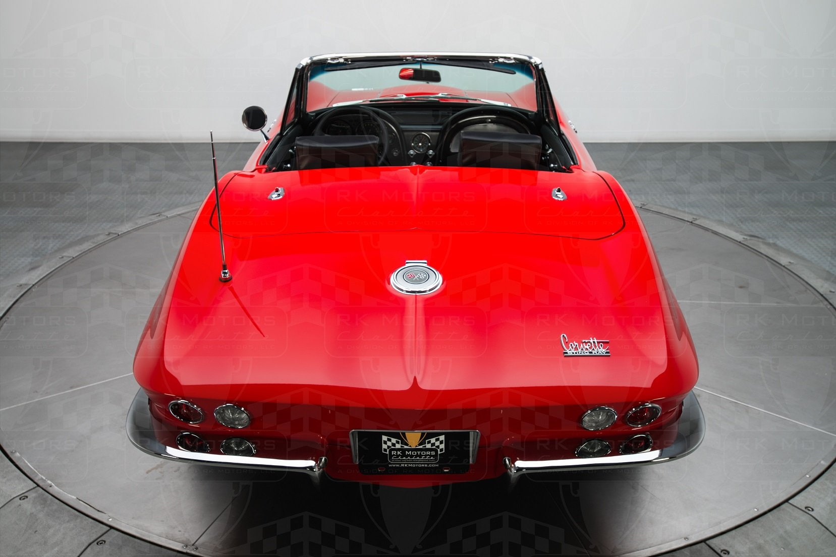 corvette, red, cars, convertible, ray, (c2), 1966, sting, 720P, classic, chevrolet, HD Wallpaper