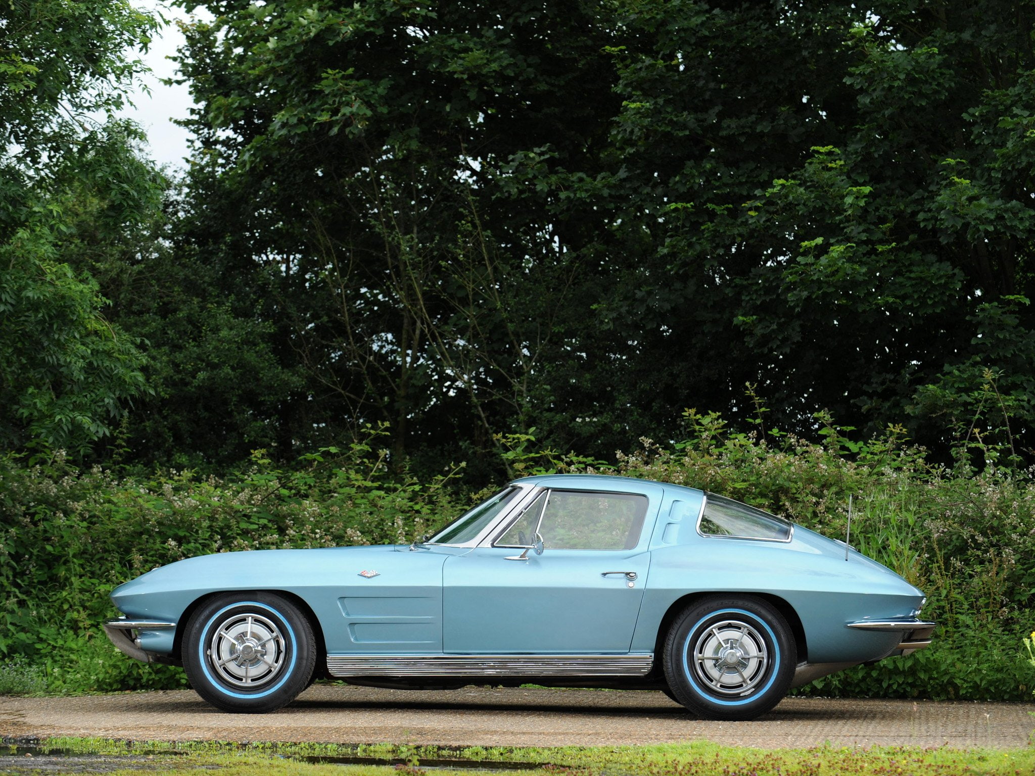 1080P, chevrolet, (c-2), muscle, 1963, stingray, sting, corvette, supercar, classic, HD Wallpaper