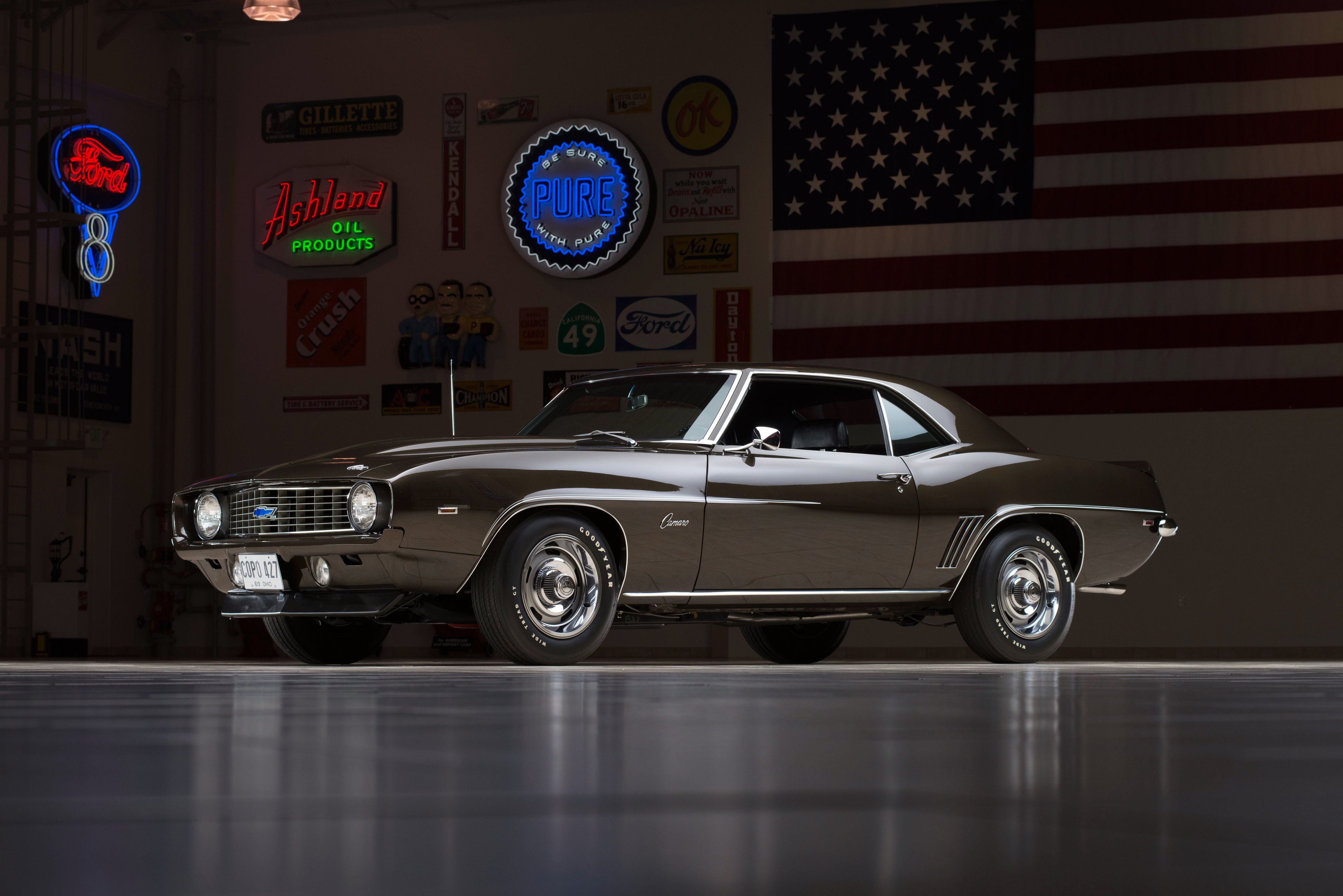 copo, chevrolet, l72, 427, muscle, 1969, classic, camaro, 4K, 425hp, HD Wallpaper