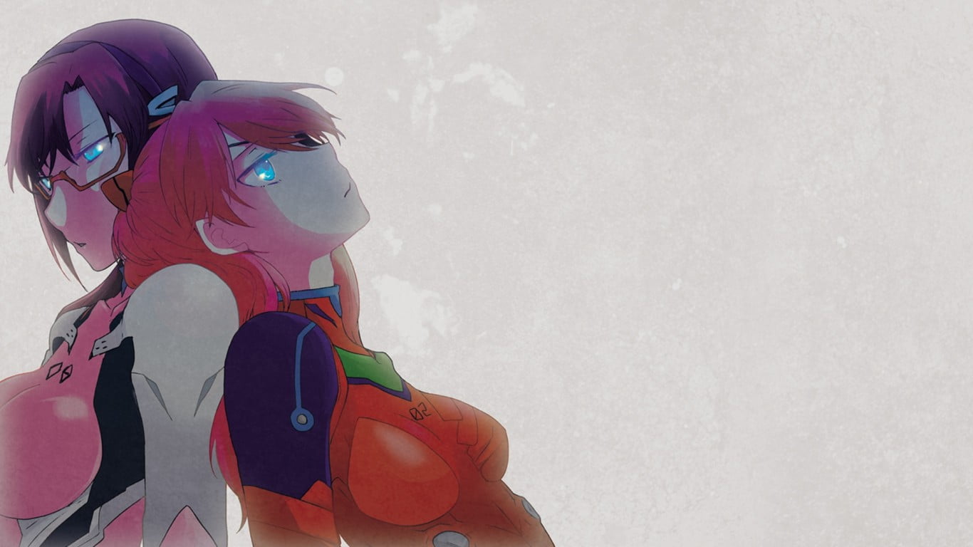 portrait, Asuka Langley Soryu, childhood, anime girls, female, one person, winter sport, nature, digital, winter, sports equipment, security, two, women, HD Wallpaper