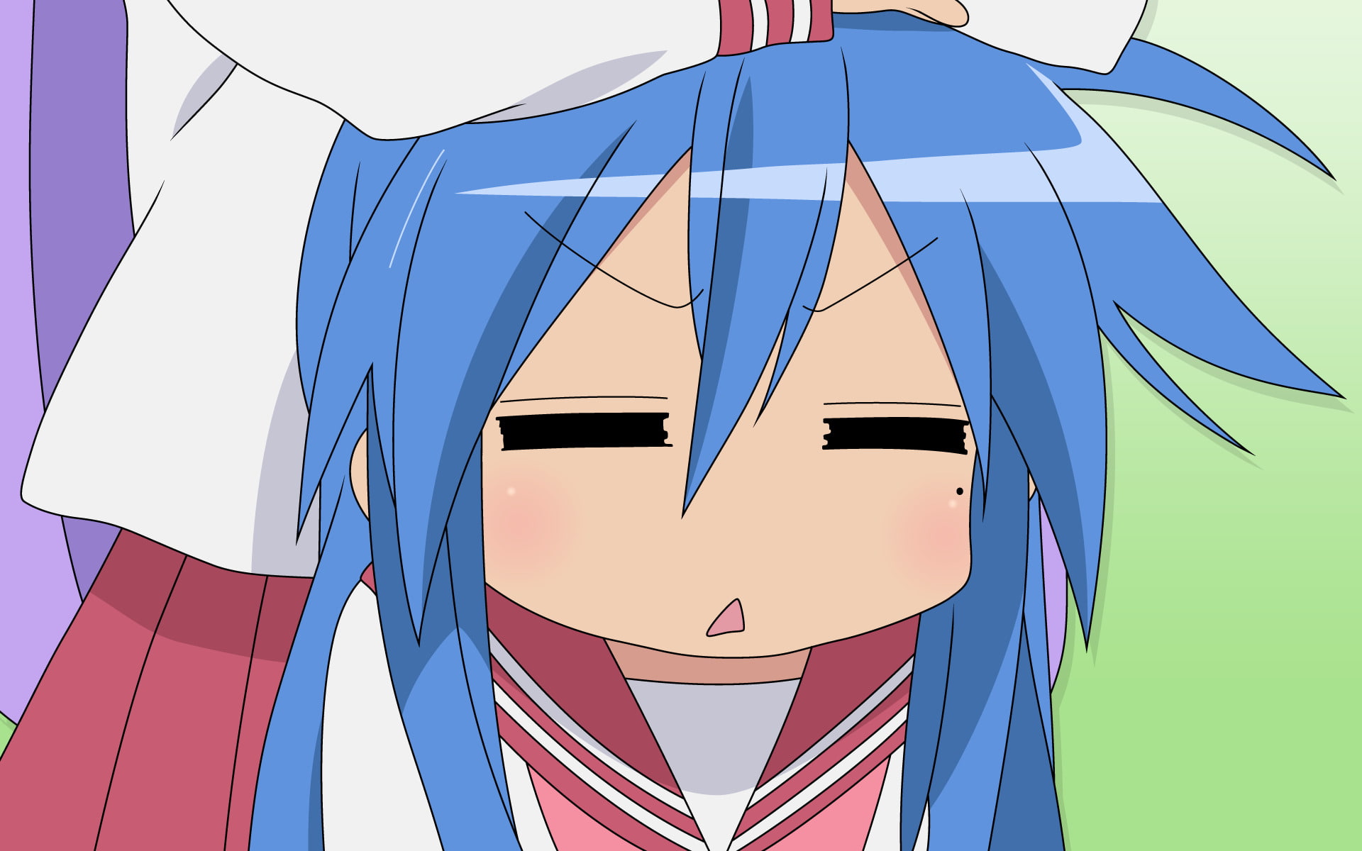 Kagami Hiiragi, 1080P, Konata Izumi, Anime, Lucky Star, HD Wallpaper