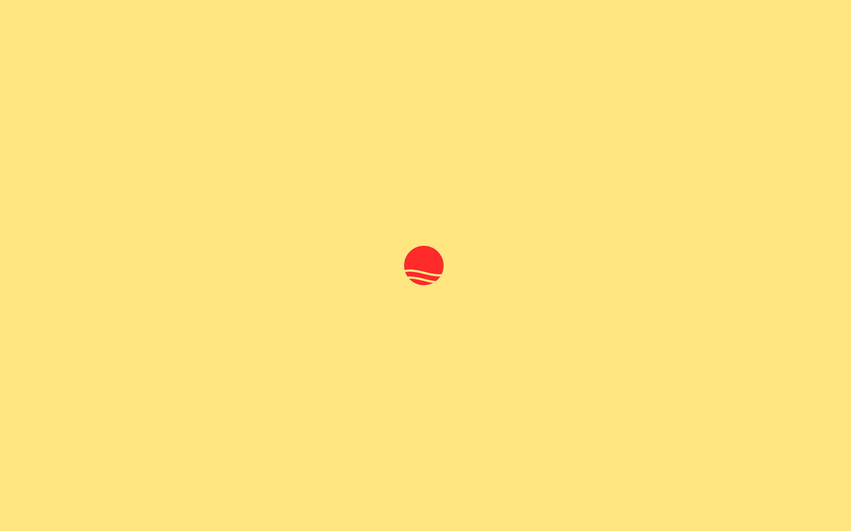 simple background, red, minimalism, dots, 2K, HD Wallpaper