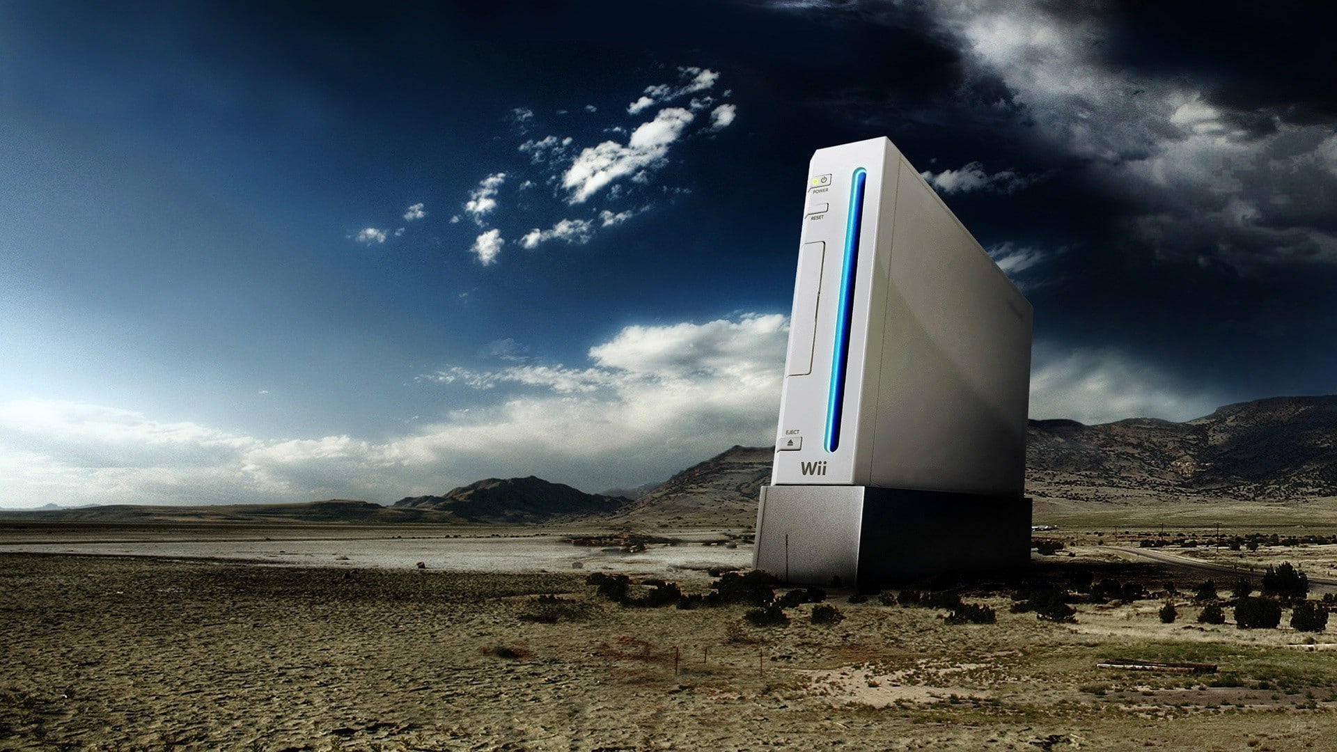 mountain, tranquil scene, landscape, Nintendo Wii, built structure, clouds, outdoors, scenics - nature, sand, desert, beauty in nature, land, day, arid climate, HD Wallpaper