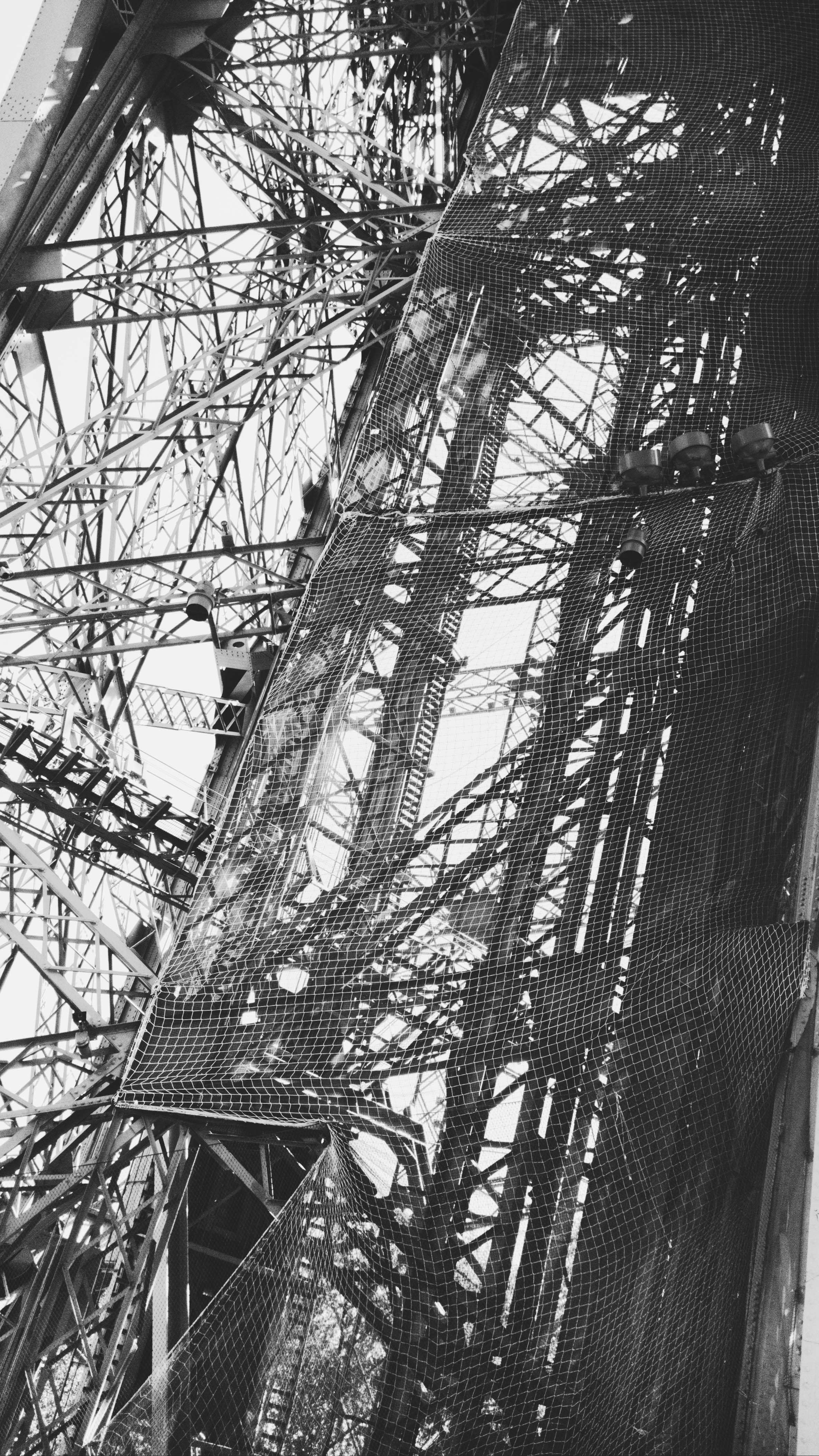 building exterior, industry, no people, spoke, construction industry, power plant, complexity, ferris wheel, paris, building, metal, tree, built structure, Phone HD Wallpaper