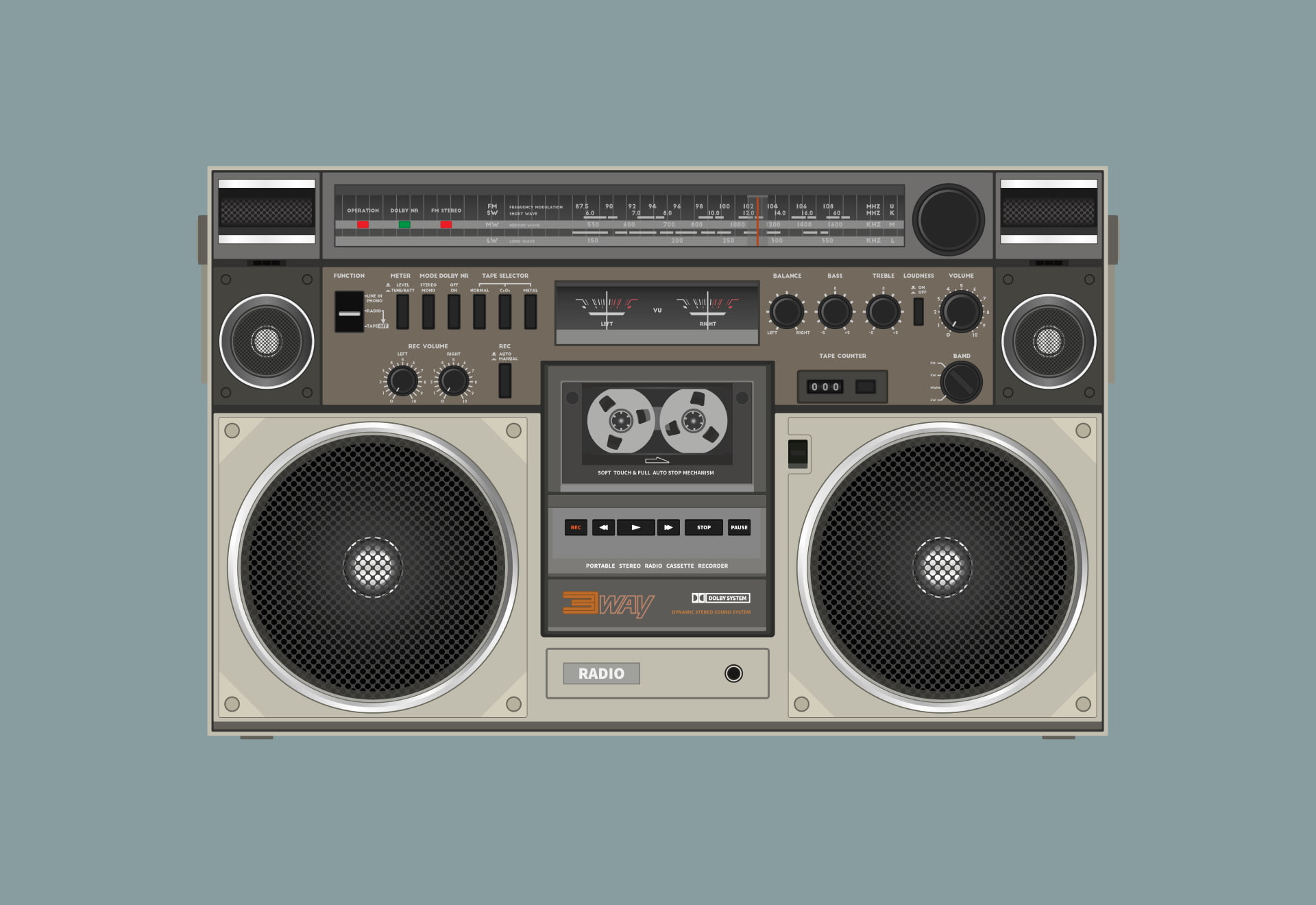1080P, Cassette Player, Music, Artistic, HD Wallpaper