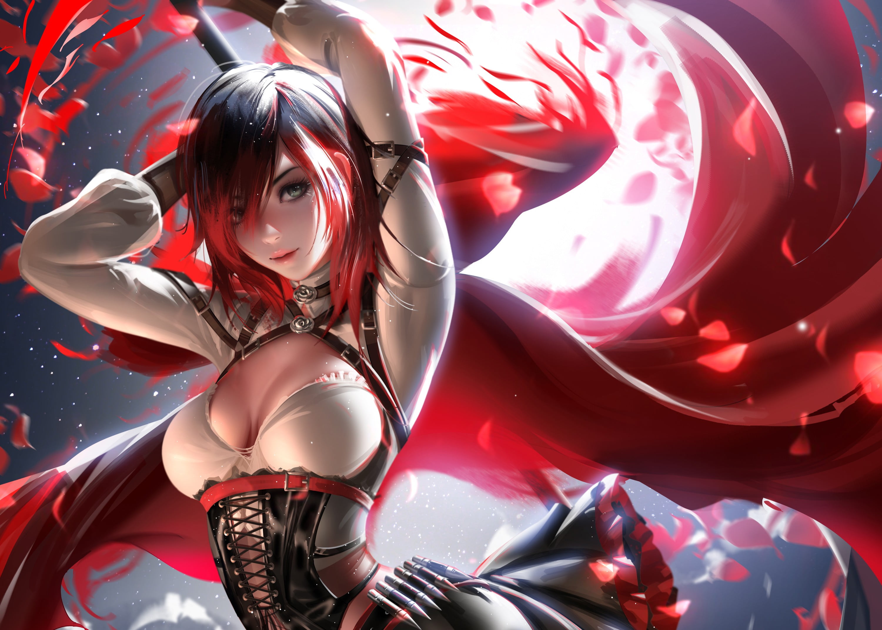 2K, Ruby Rose (RWBY), RWBY, Liang Xing, HD Wallpaper
