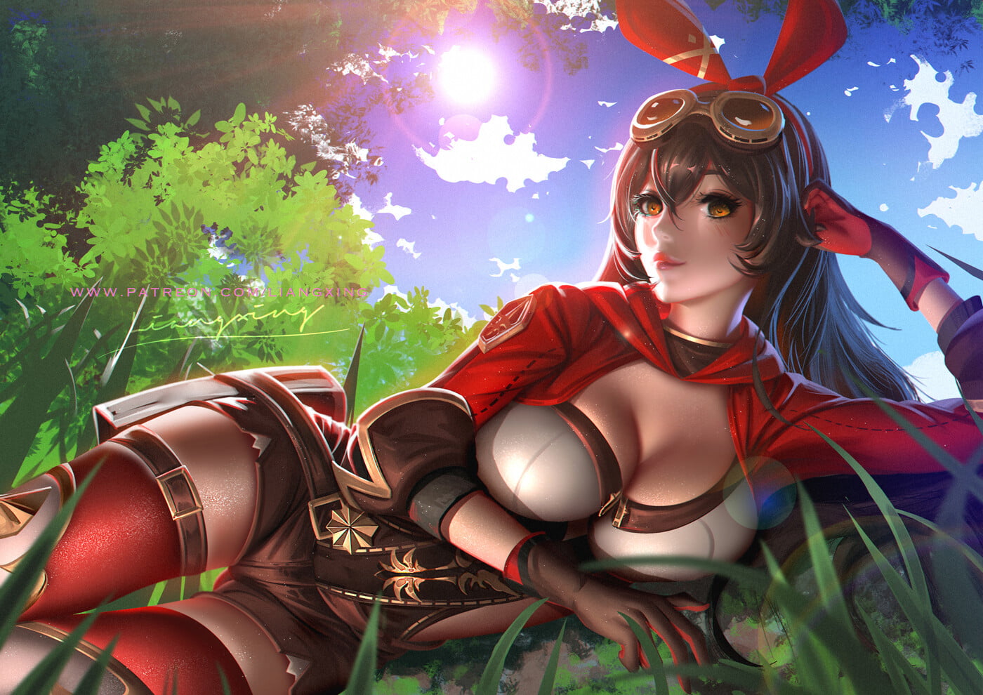 anime girls, Liang Xing, 720P, HD Wallpaper