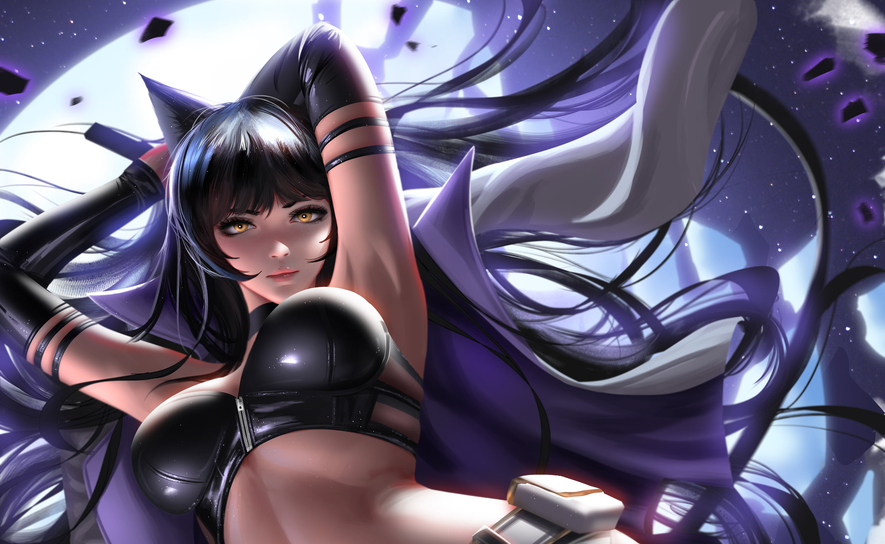 Liang Xing, 2K, RWBY, Blake Belladonna, HD Wallpaper