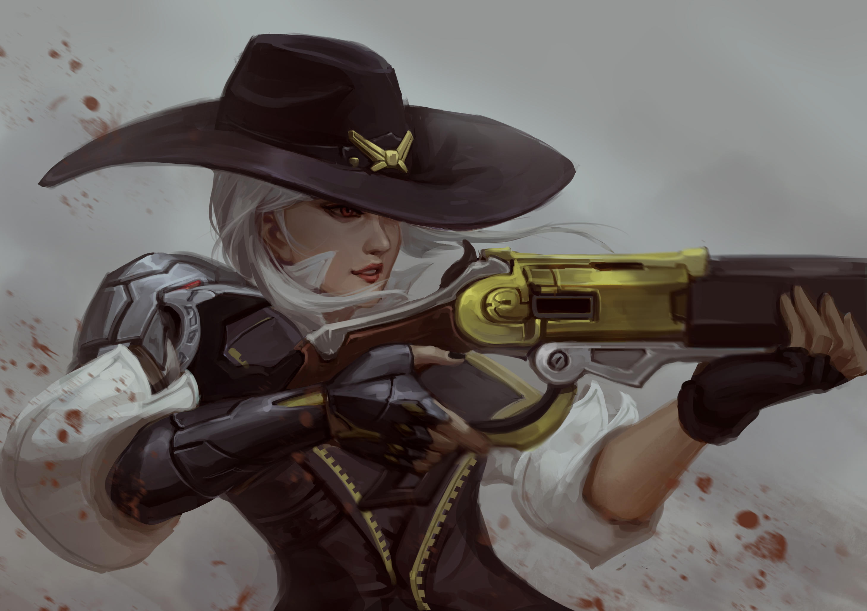 Ashe (Overwatch), Video Game, 2K, Overwatch, HD Wallpaper