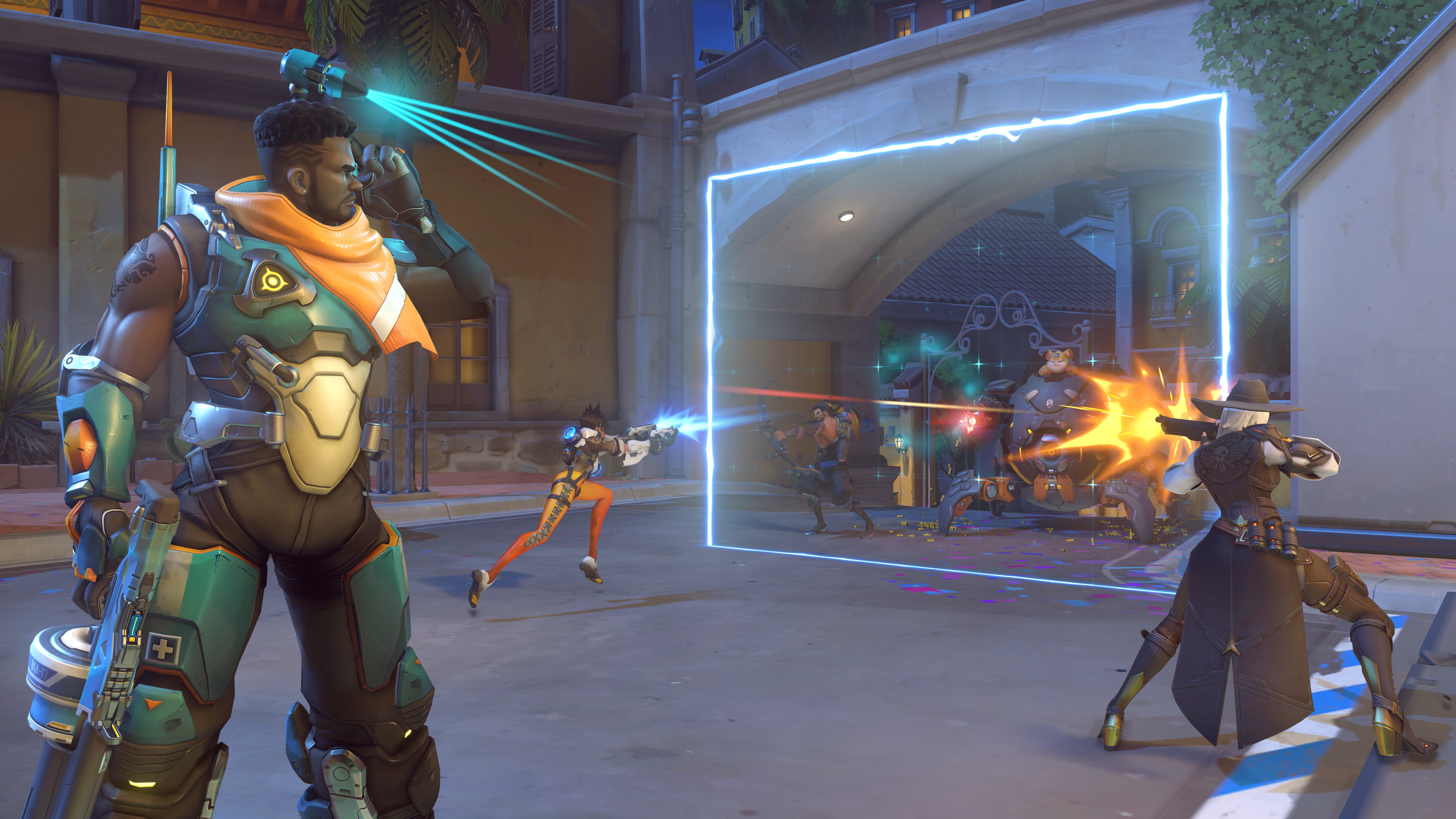 Tracer (Overwatch), Overwatch, 5K, Video Game, Ashe (Overwatch), Baptiste (Overwatch), HD Wallpaper