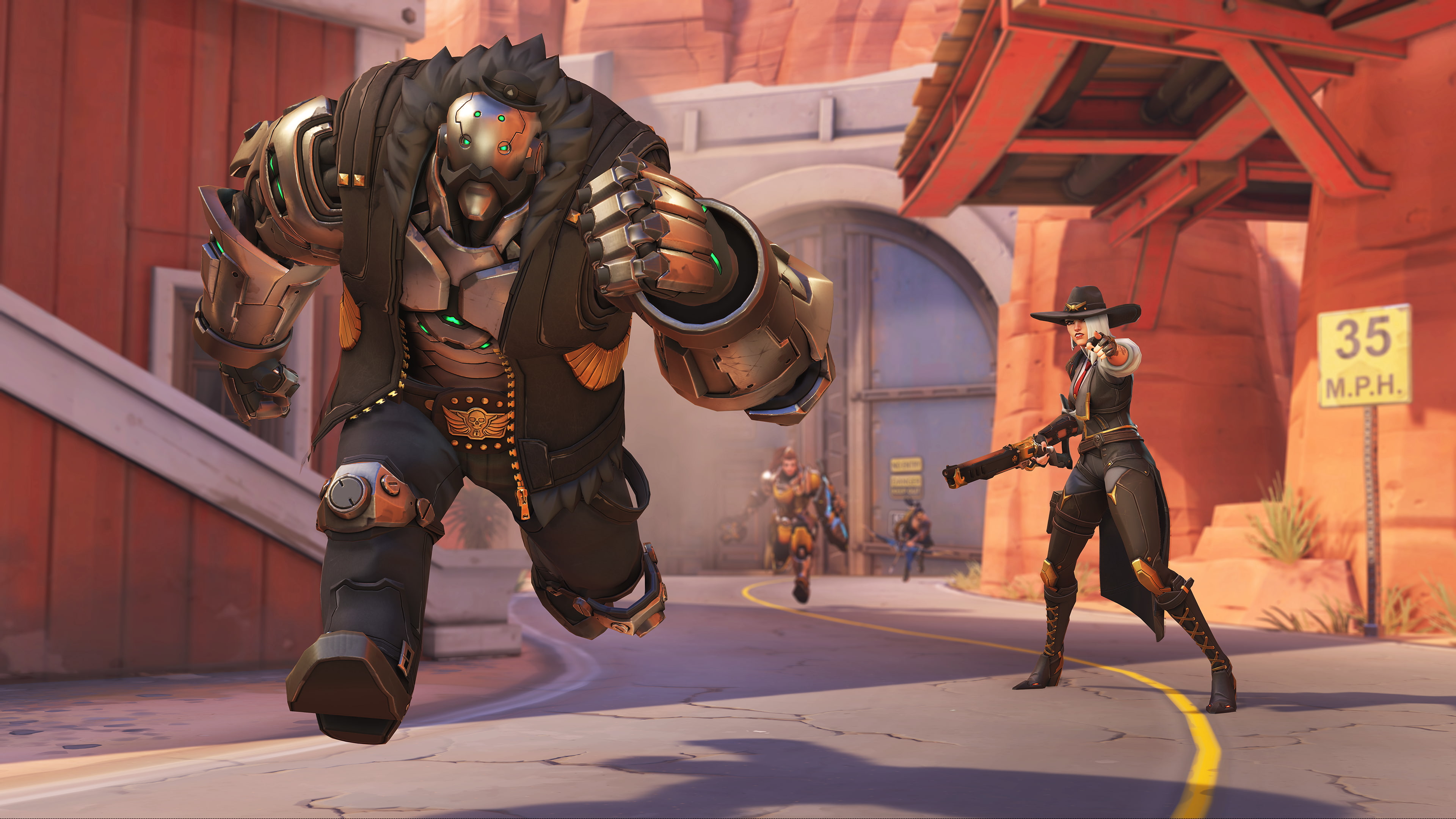 Video Game, Ashe (Overwatch), Overwatch, B.O.B. (Overwatch), 4K, HD Wallpaper