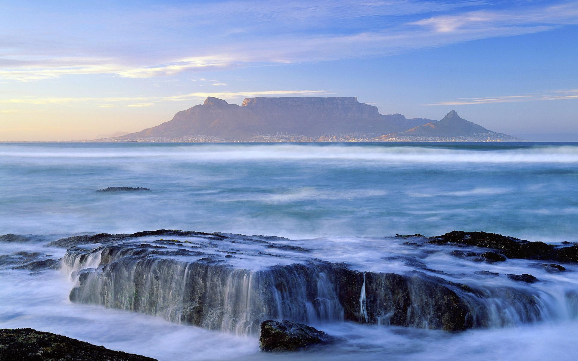 wave, ocean, za, waves, africa, nature, windows, water, globalization, 1080P, blue, land, lake, seven, microsof, windows 7, HD Wallpaper