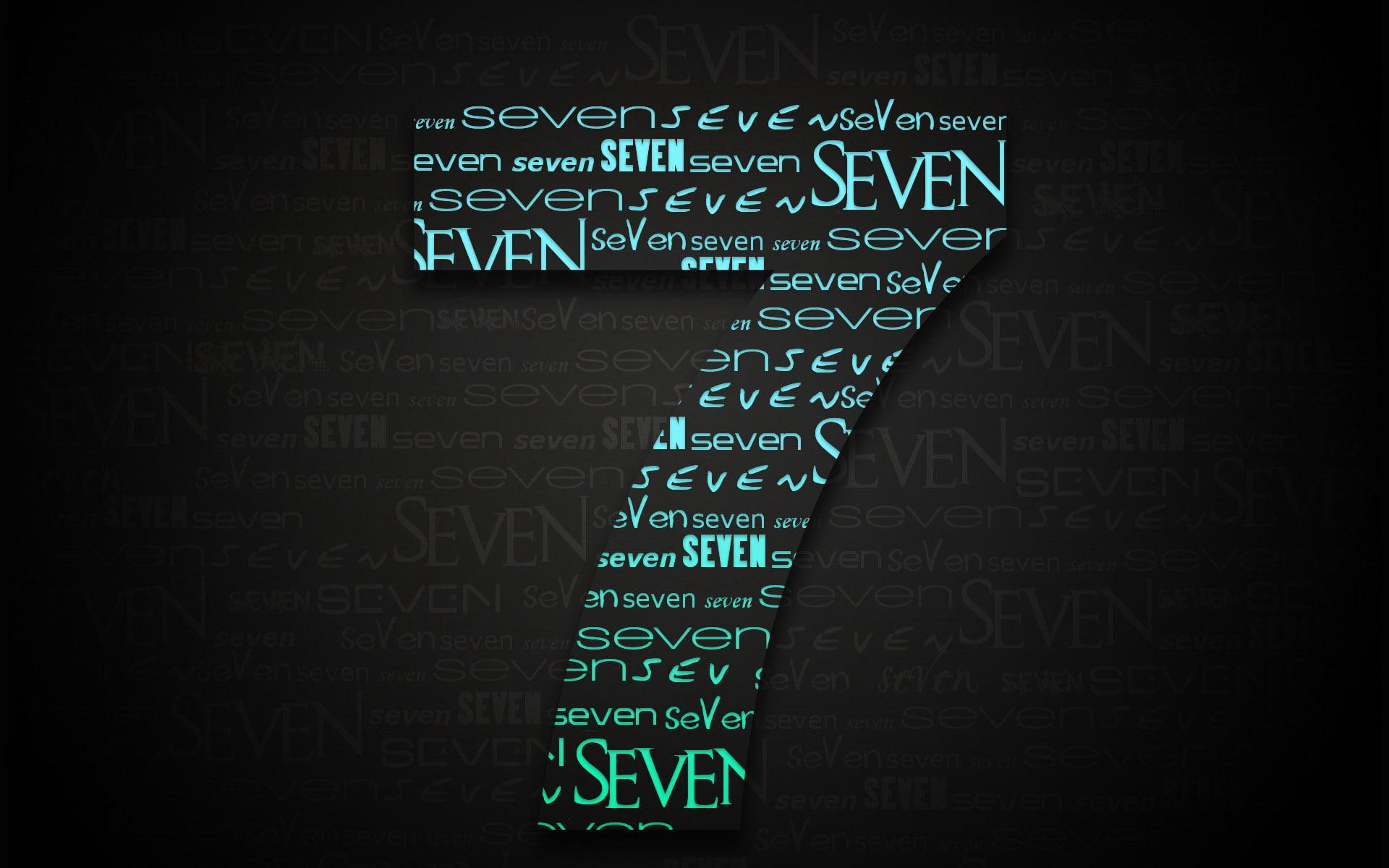 1080P, display, dark, screen, seven, windows, HD Wallpaper