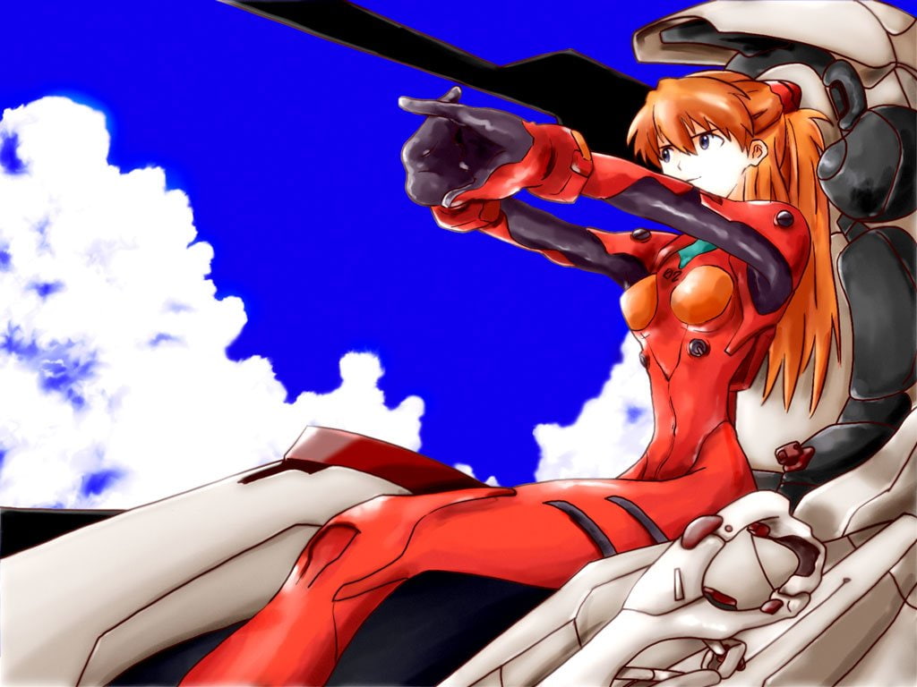 480P, Asuka Langley Sohryu, Neon Genesis Evangelion, Evangelion, HD Wallpaper