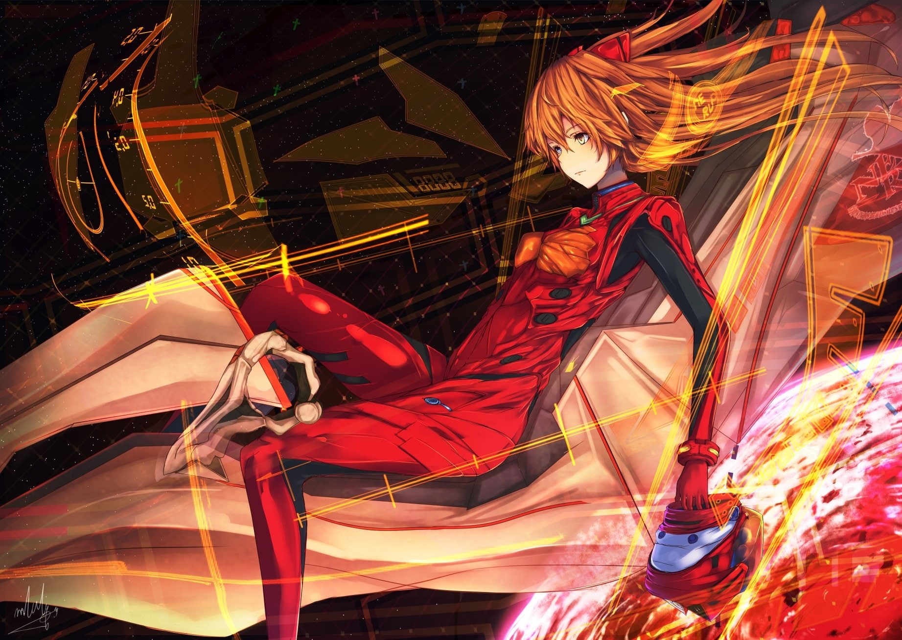 Asuka Langley Sohryu, Evangelion, 720P, Neon Genesis Evangelion, HD Wallpaper