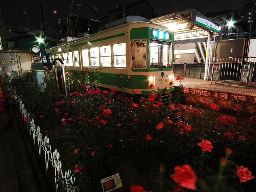 Tokyo, City, hd, night, railway, architecture, 480P, art, HD Wallpaper