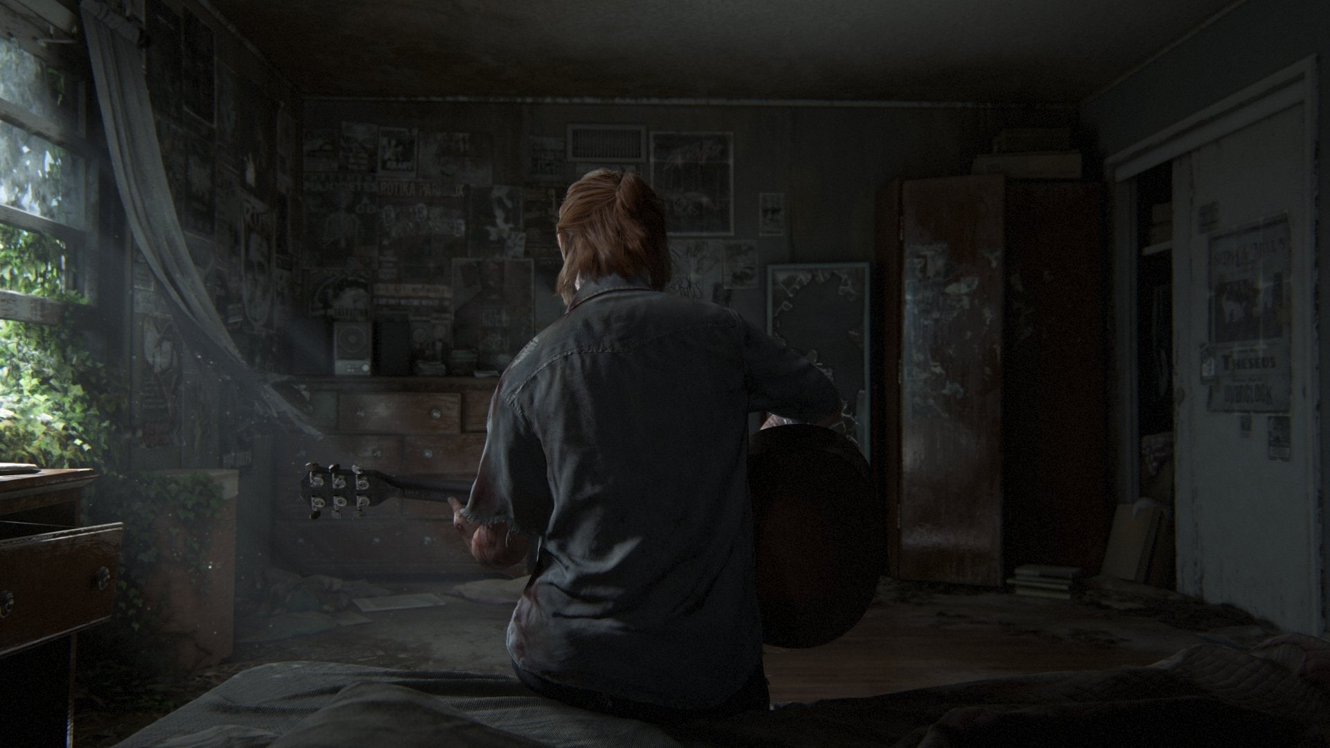 The Last of Us Part II, Video Game, men, shirt, s, Ellie (The Last of Us), black, t, 1080P, HD Wallpaper