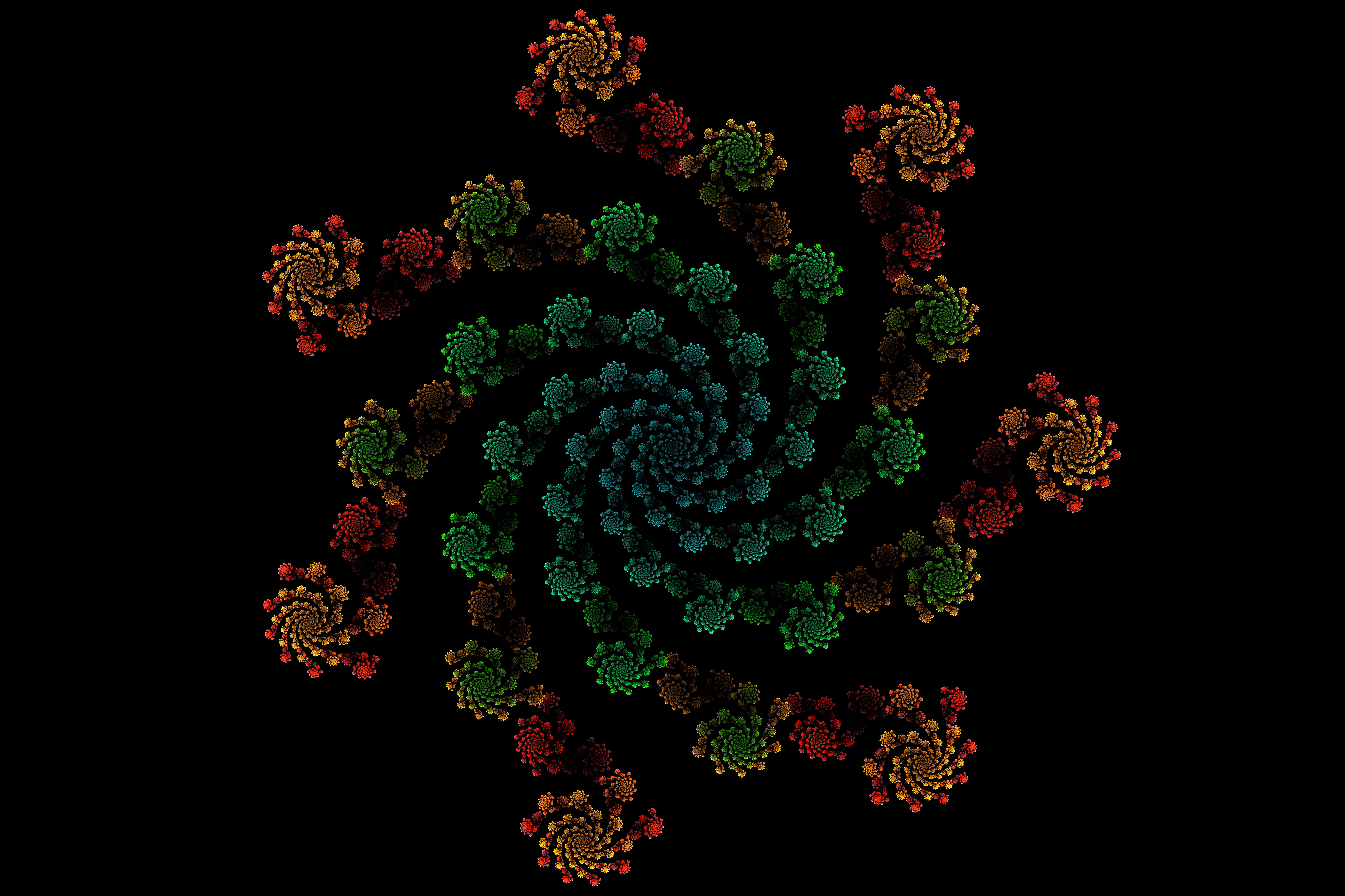 computer Graphic, isolated, black background, tree, decoration, black Color, virus, creativity, illustration, shape, flower, pattern, growth, HD Wallpaper