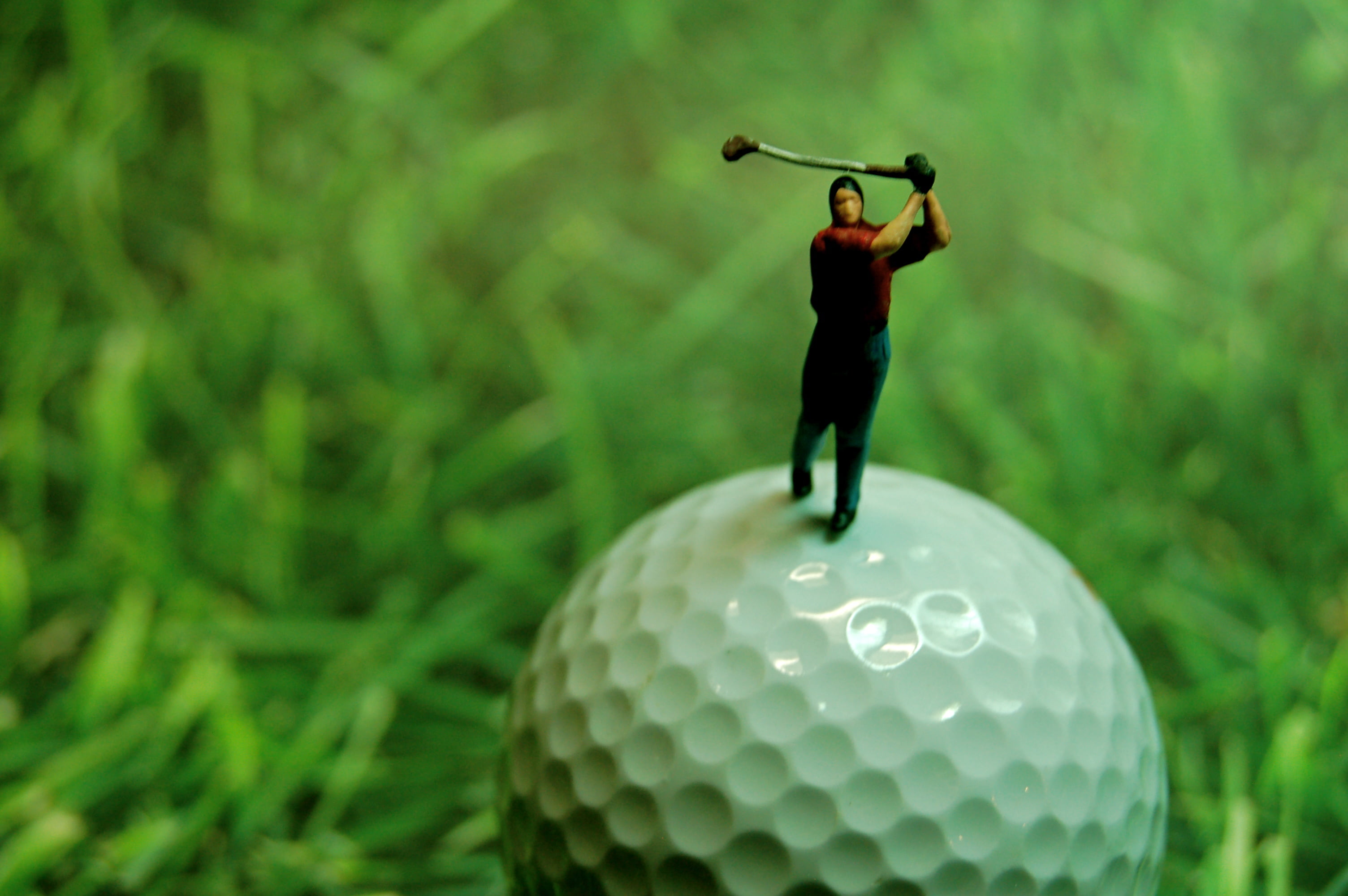 grass, Dudes, cc, macro, golf Ball, favorite, btp, photo, mini, outdoors, 5k, tiny, perspective, 2K, JD, player, shot, person, miniature, scale, Little, HD Wallpaper