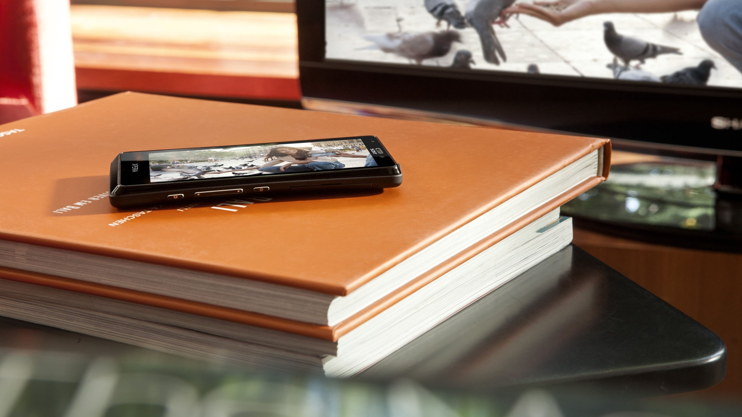 document, old, retro Styled, obsolete, black, table, books, television, no people, literature, learning, computer, sony, equipment, mobile, furniture, domestic room, HD Wallpaper