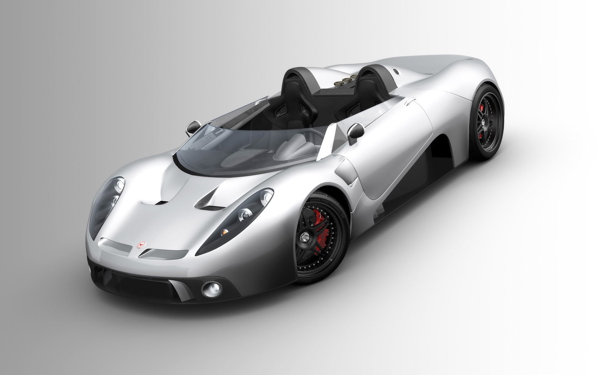 1080P, Sports, concept, Car, Silver, HD Wallpaper