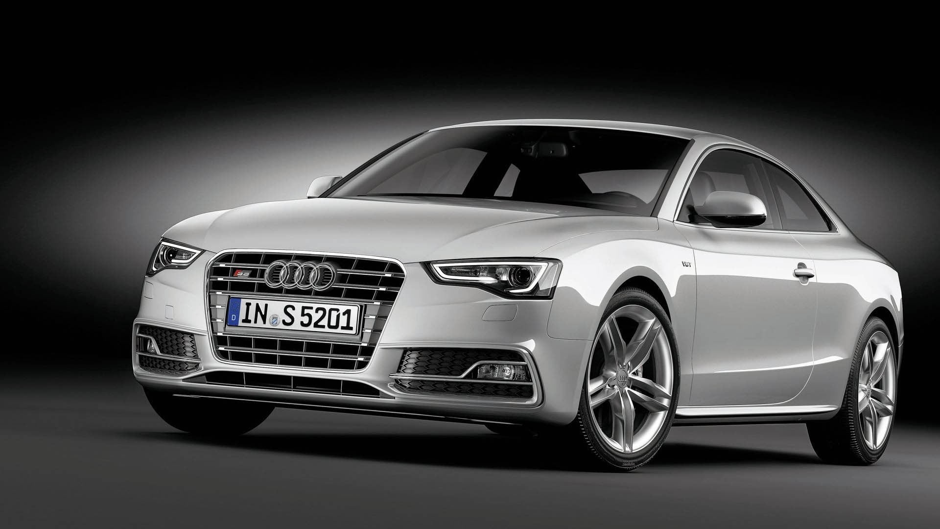 audi, speed, sports car, silver, car, sports, 1080P, brand, famous, famous brand, HD Wallpaper
