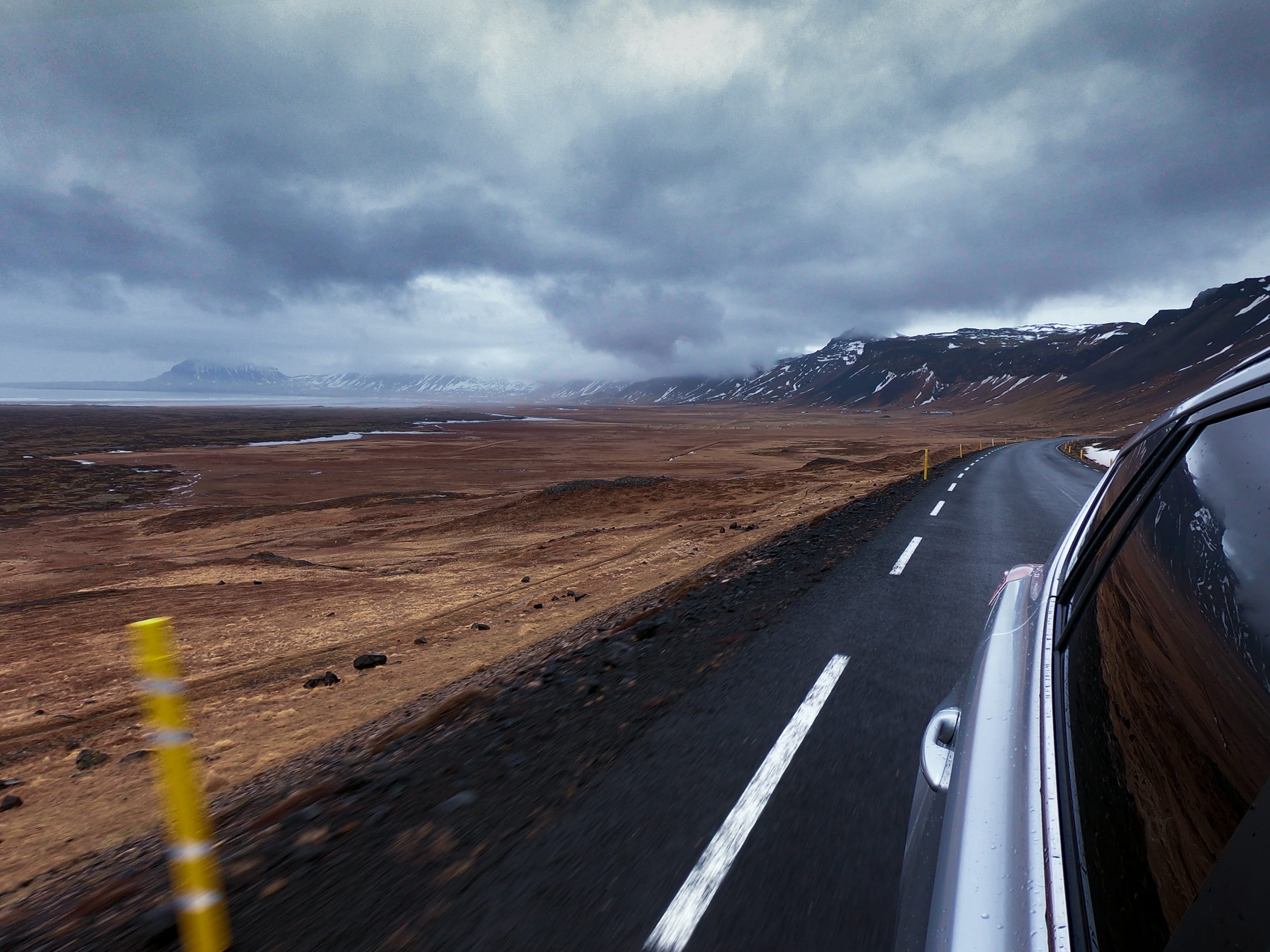 motion, highway, transportation, landscape, sea, dom, environment, speed, go pro, go pro hero, drive, fun, 2K, fast, mode of transportation, driving, cloud - sky, HD Wallpaper