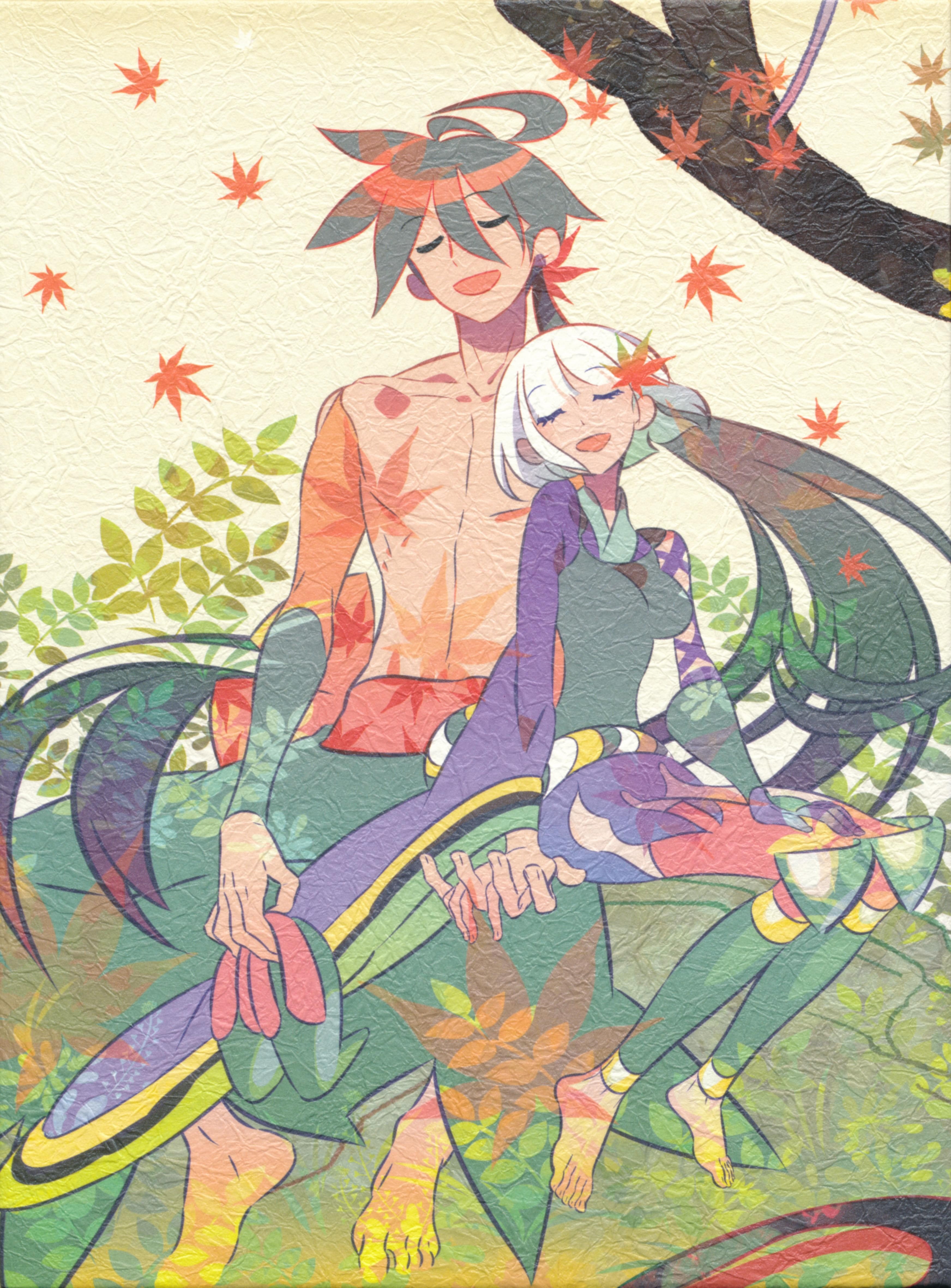 creativity, representation, anime, males, history, painted image, chaos, human representation, men, child, people, offspring, Katanagatari, adult, pattern, Phone HD Wallpaper