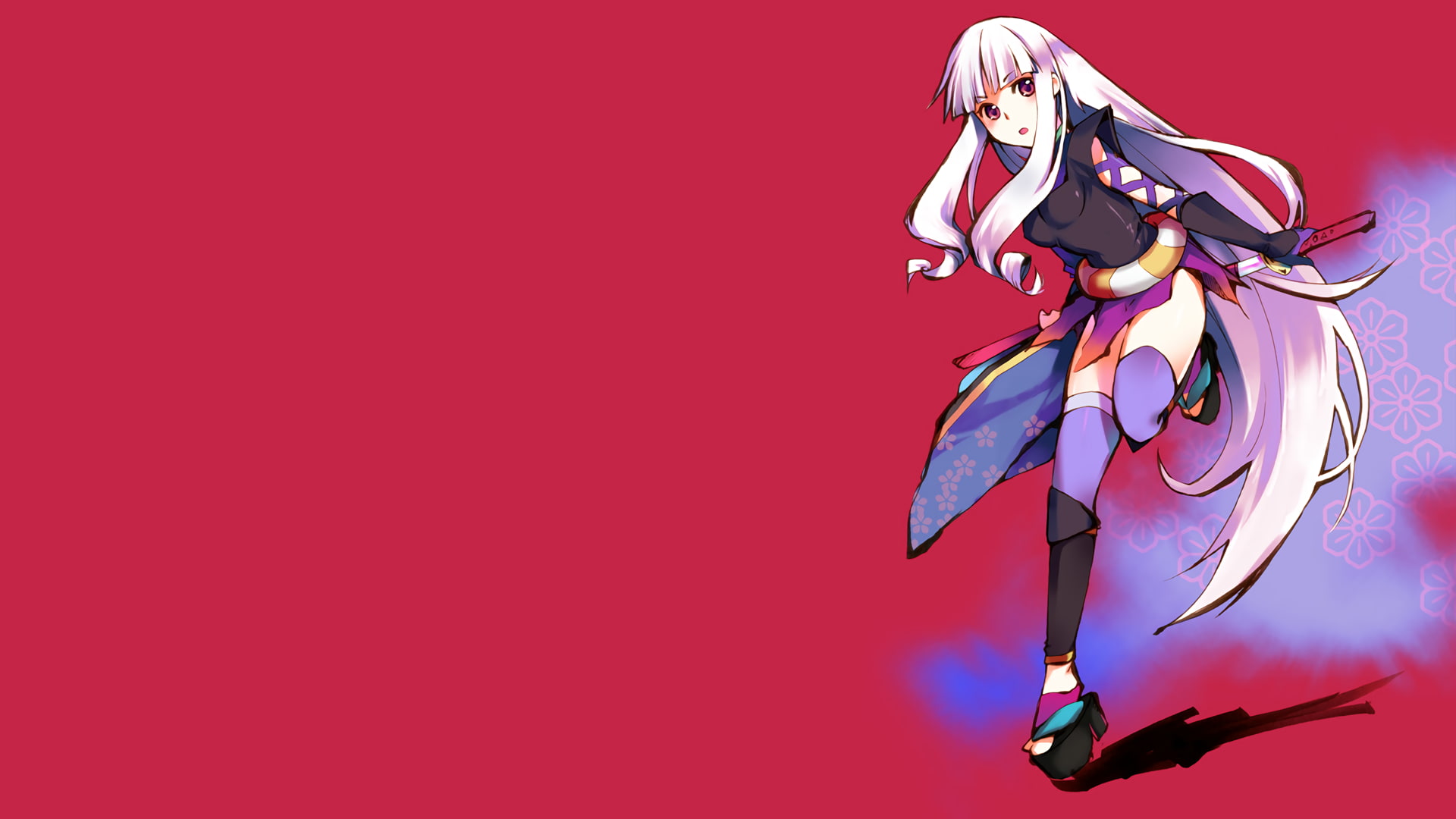 1080P, anime, Togame, anime girls, Katanagatari, HD Wallpaper