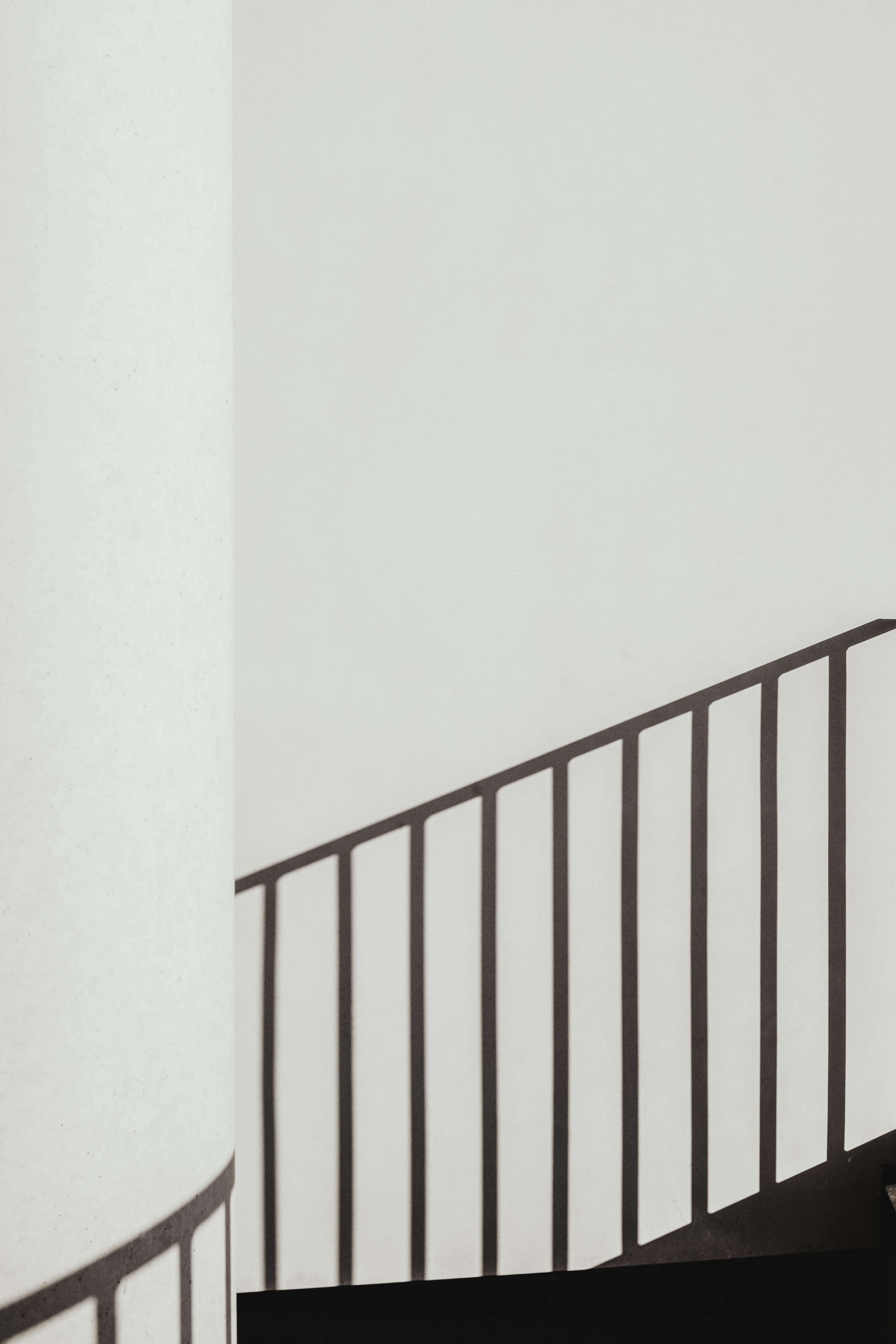 sky, wall, step, facade, indoors, exterior, rail, white wall, leuven, low angle view, nature, belgium, building, architecture, copy space, railing, day, Phone HD Wallpaper