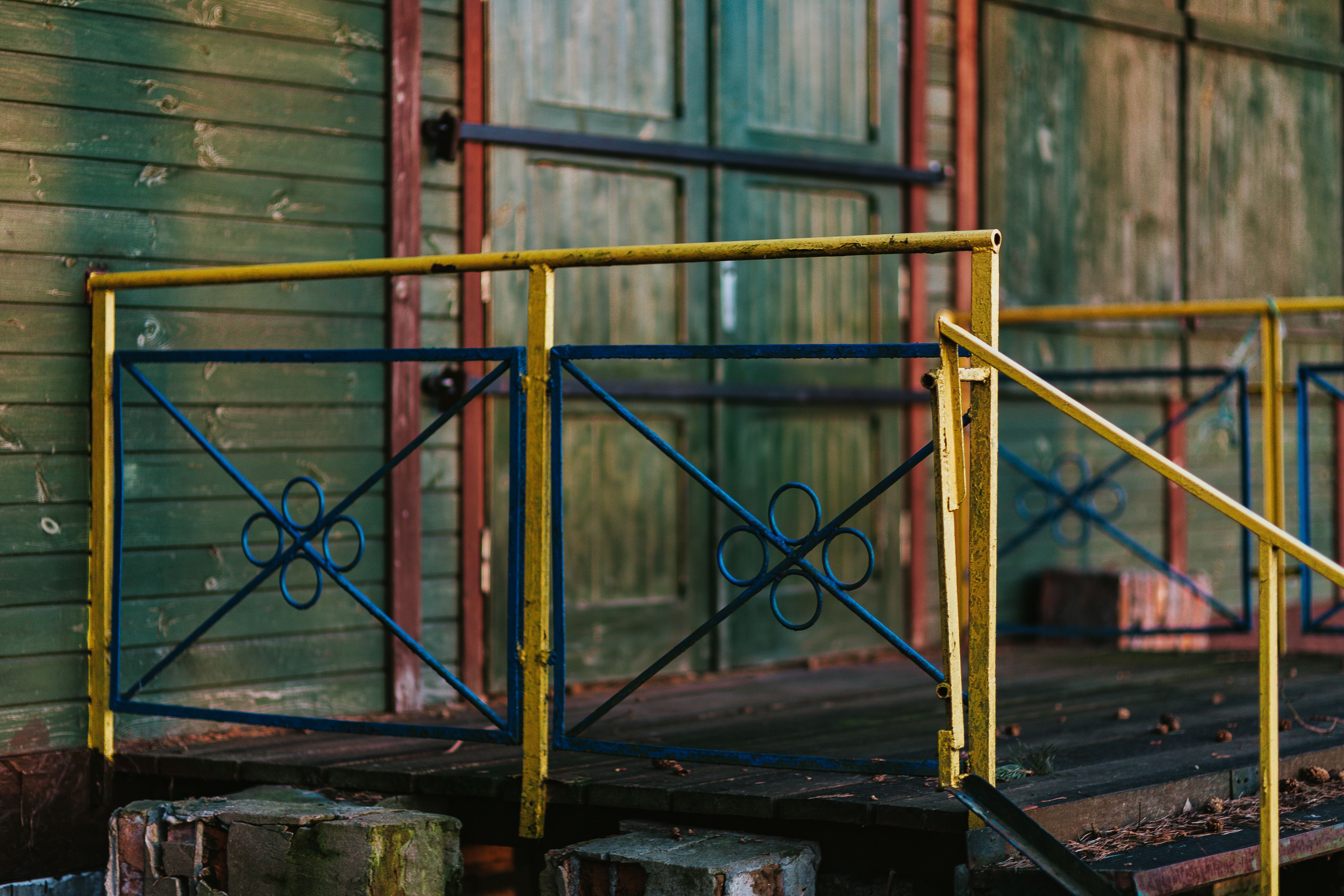 water, fence, gate, security, building, wall - building feature, factory, wood - material, rusty, metal, focus on foreground, walk, deterioration, safety, HD Wallpaper