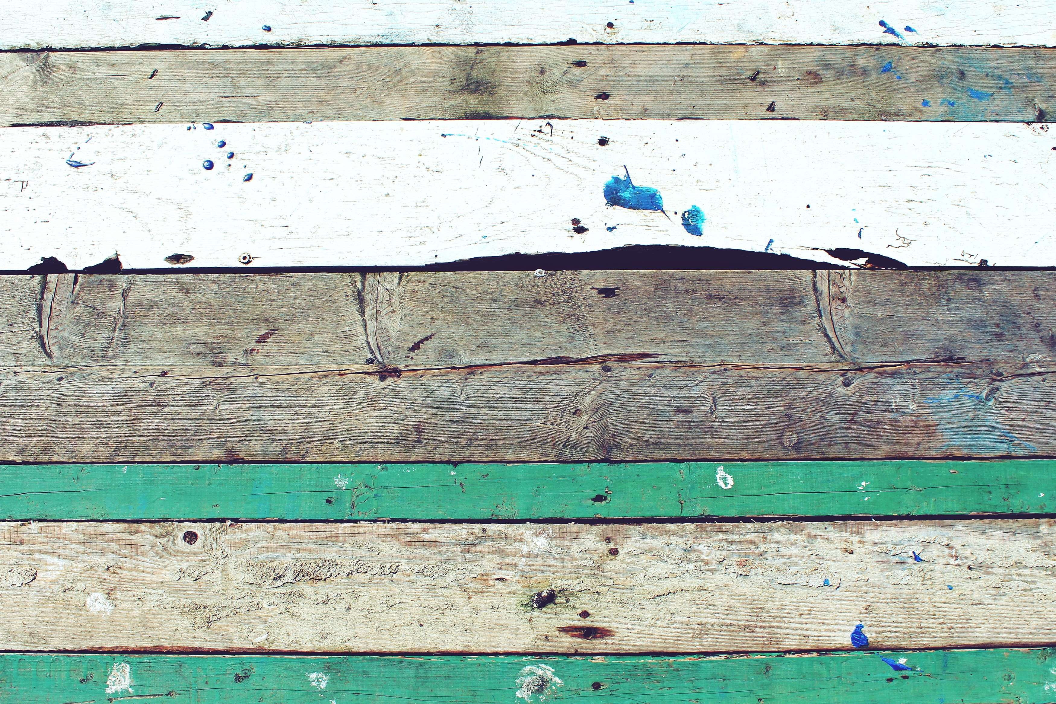 wood, texture, multi colored, 2K, pattern, wooden slats, textured, broken, battens, plank, background, grain, blue, backgrounds, structure, wood - material, HD Wallpaper