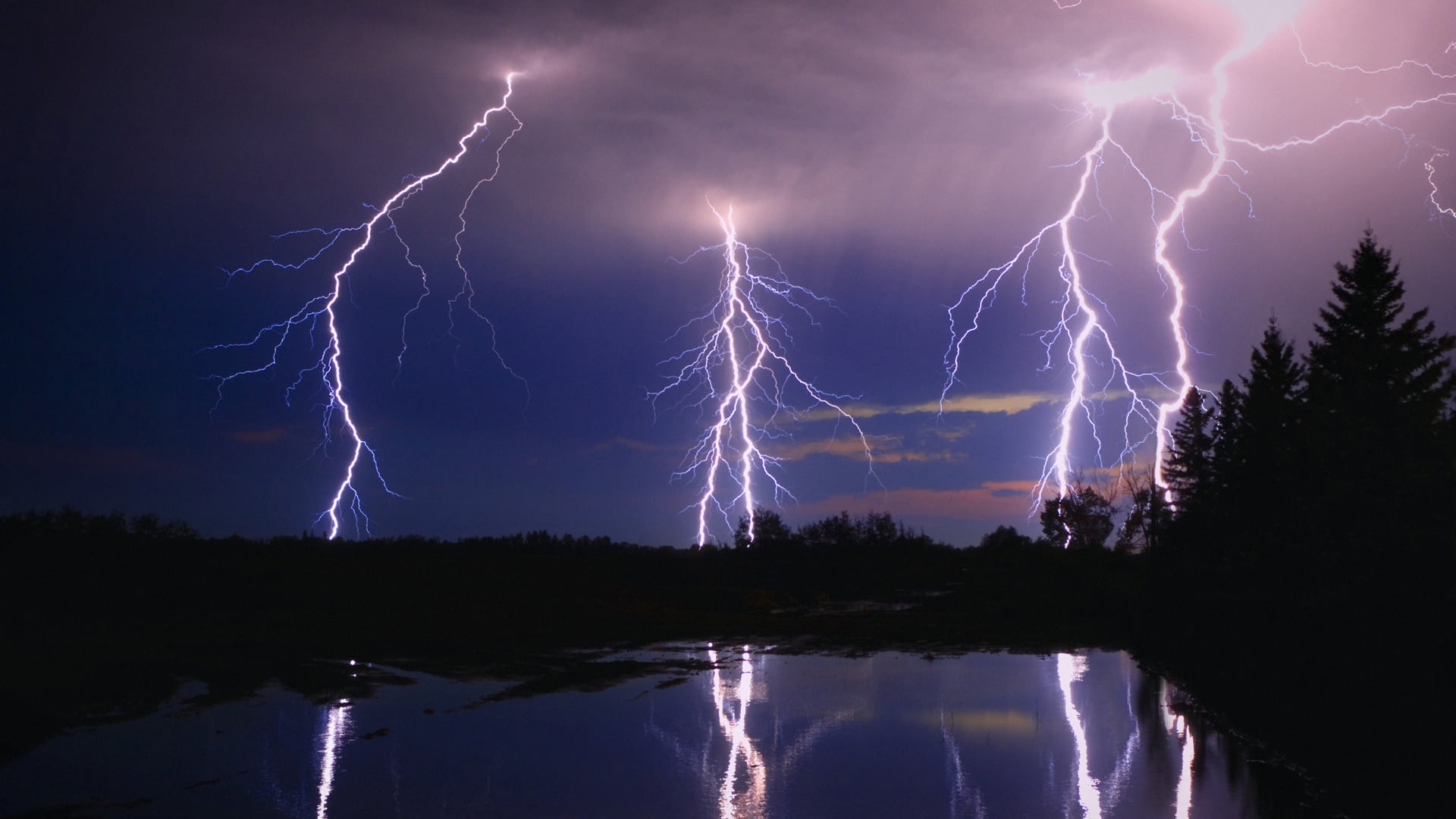 beauty in nature, fantasy, energy, outdoors, line, art, thunderstorm, purple, atmosphere, motion, dramatic sky, graphics, nature, water, space, design, HD Wallpaper