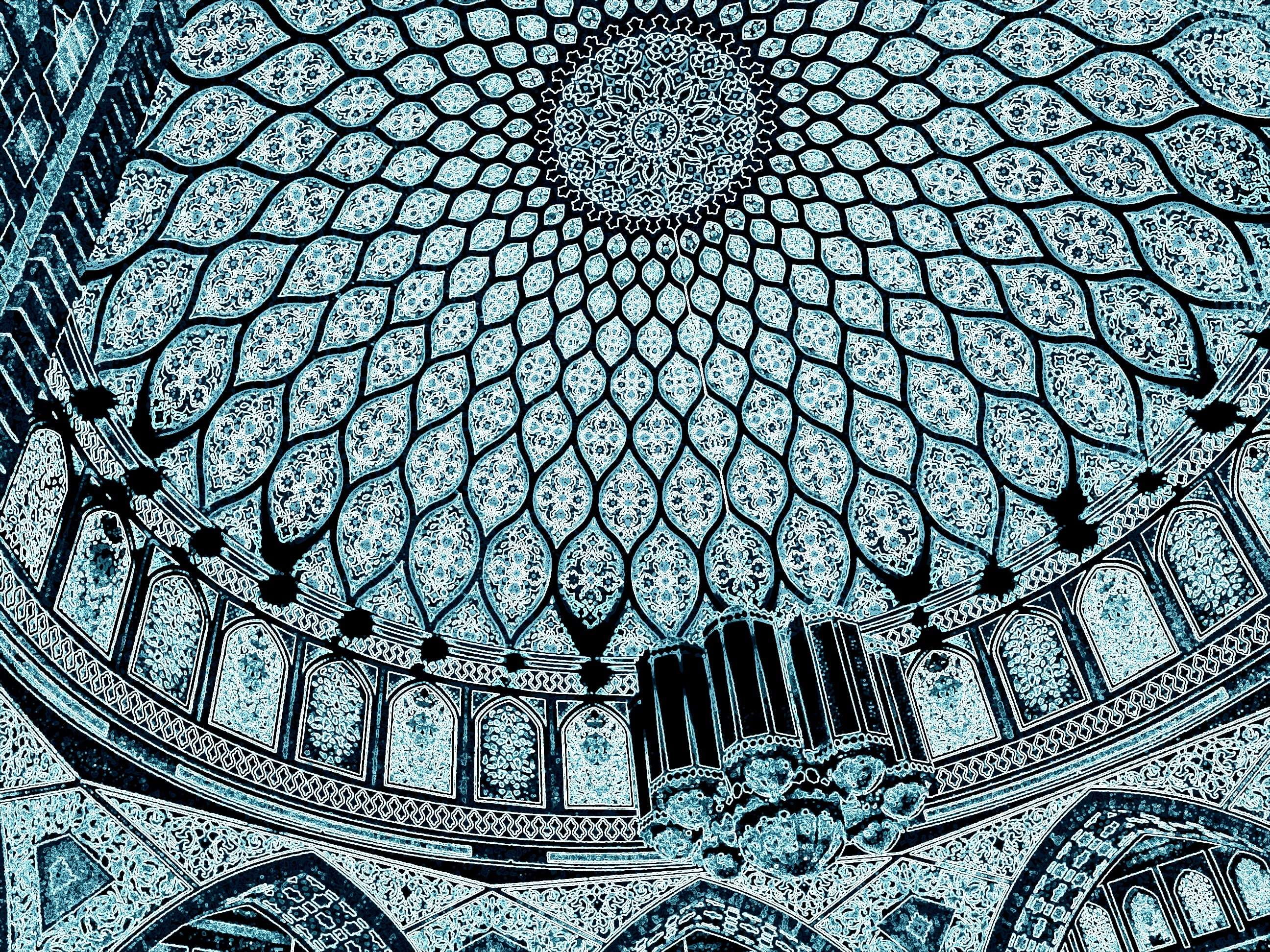 day, floral pattern, building, place of worship, sightseeing, creativity, circle, mall, neon, 2K, built structure, belief, architecture, low angle view, HD Wallpaper