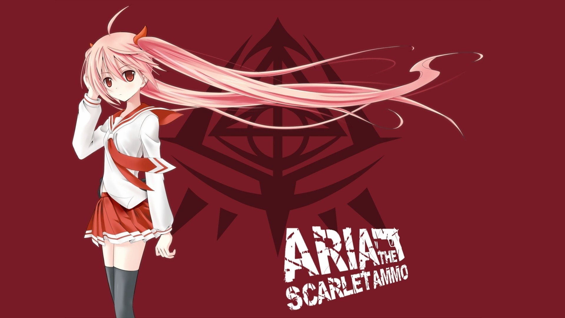 Aria The Scarlet Ammo, 1080P, Anime, HD Wallpaper