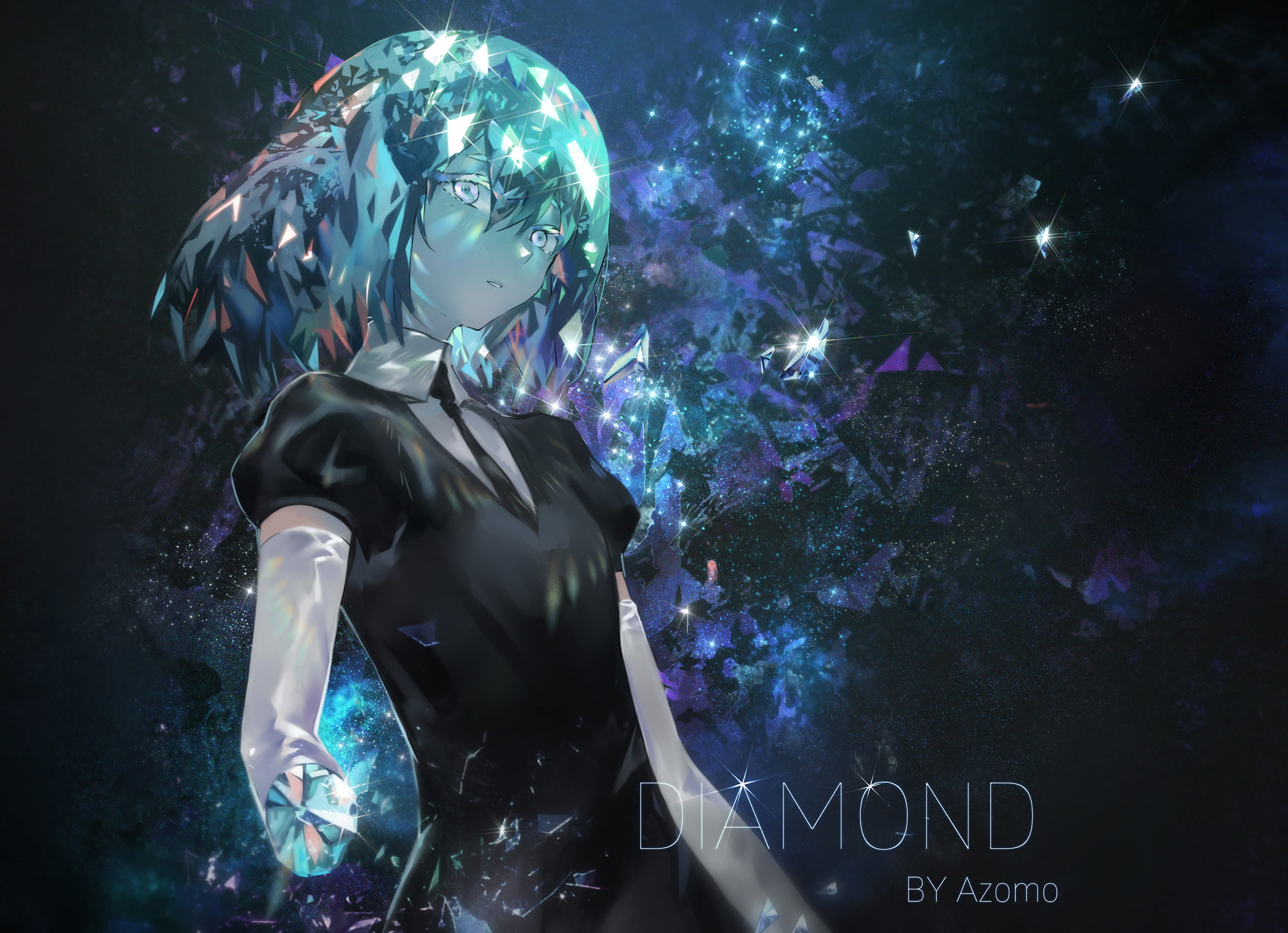 houseki, kuni), anthropomorphism, 252943, konachan, kuni, (houseki, 1080P, diamond, avamone, com, HD Wallpaper