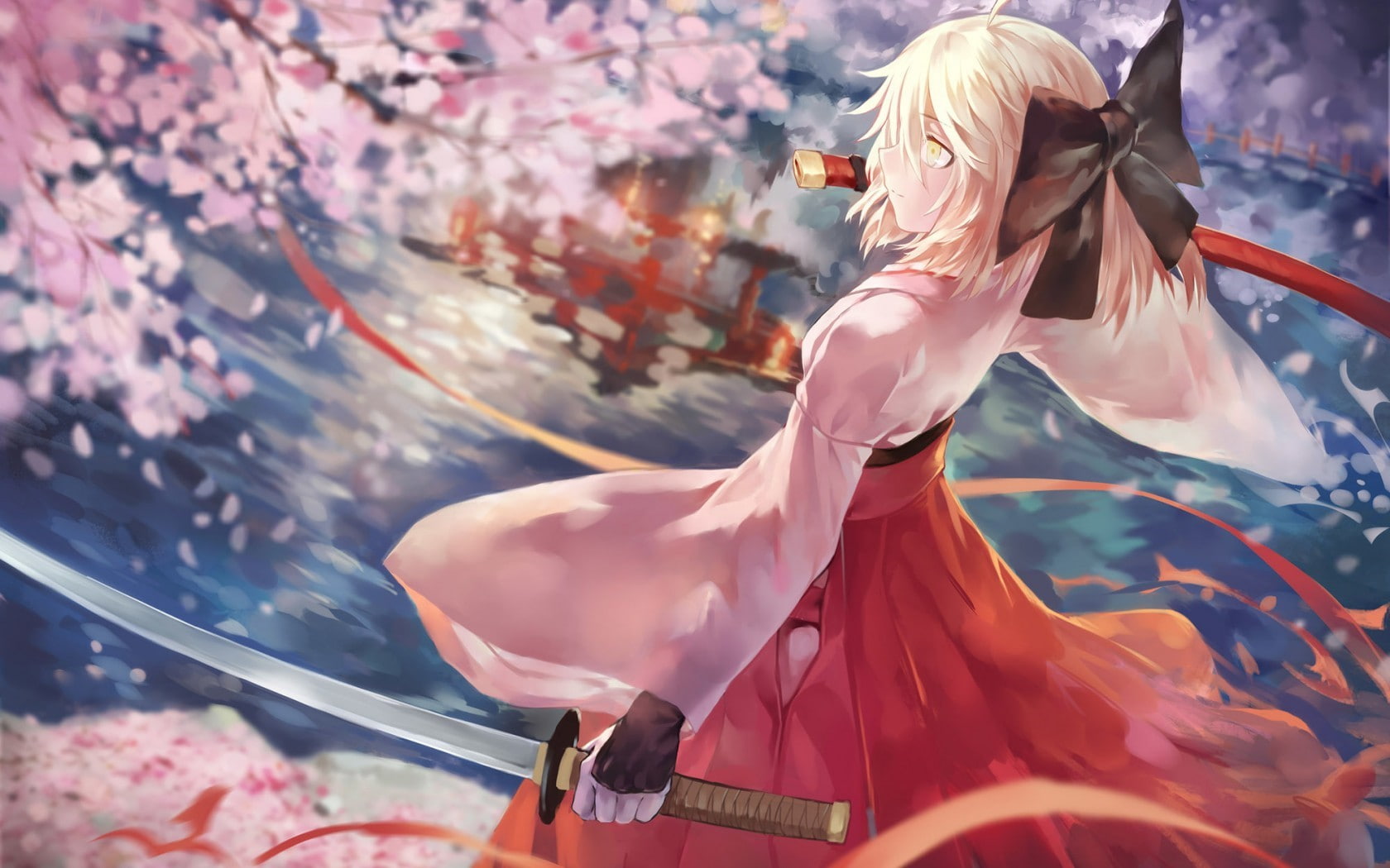 dress, Saber, blond hair, hairstyle, young women, 720P, Avamone, real people, adult, one person, young adult, performance, hair, Sakura saber, event, fashion, HD Wallpaper