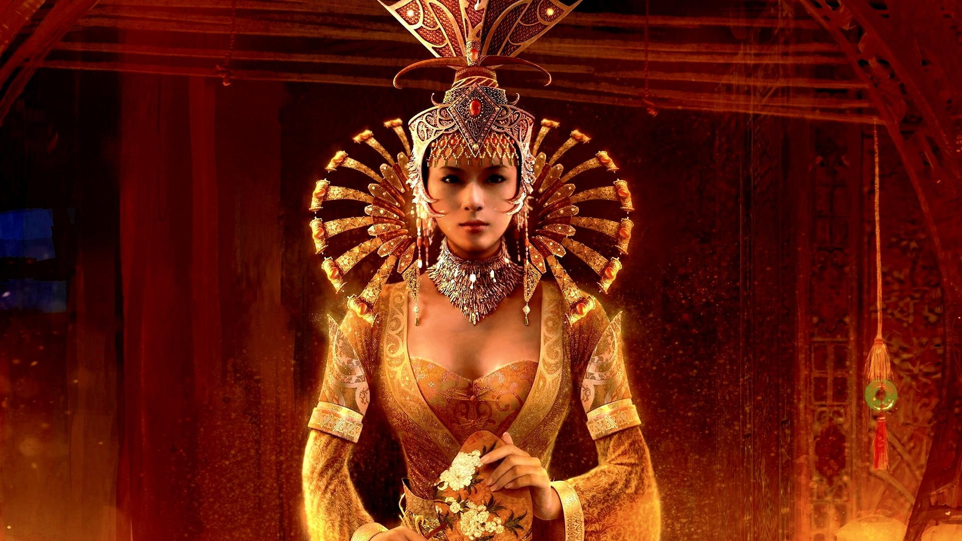 queen, 1080P, majesty, dynasty, 3d and abstract, oriental, HD Wallpaper