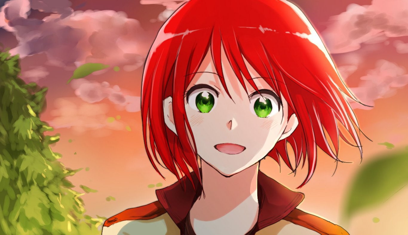 Red Hair, Blush, Snow White with the Red Hair, Green Eyes, Shirayuki (Snow White With The Red Hair), 720P, Anime, Short Hair, HD Wallpaper