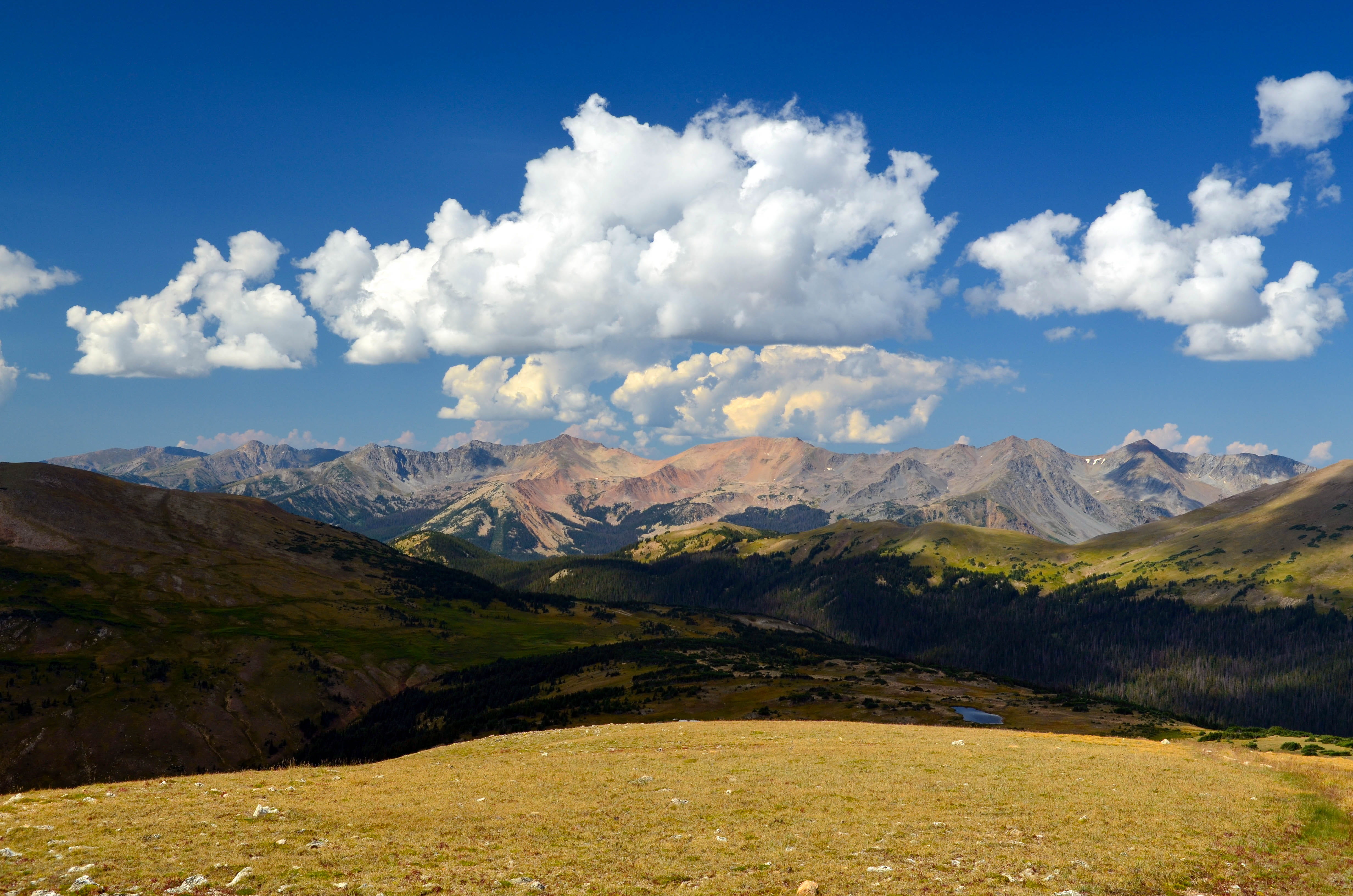 environment, beauty in nature, no people, mountain ridge, scenics - nature, tranquil scene, united states, 4K, mountain range, land, cloud - sky, geology, HD Wallpaper