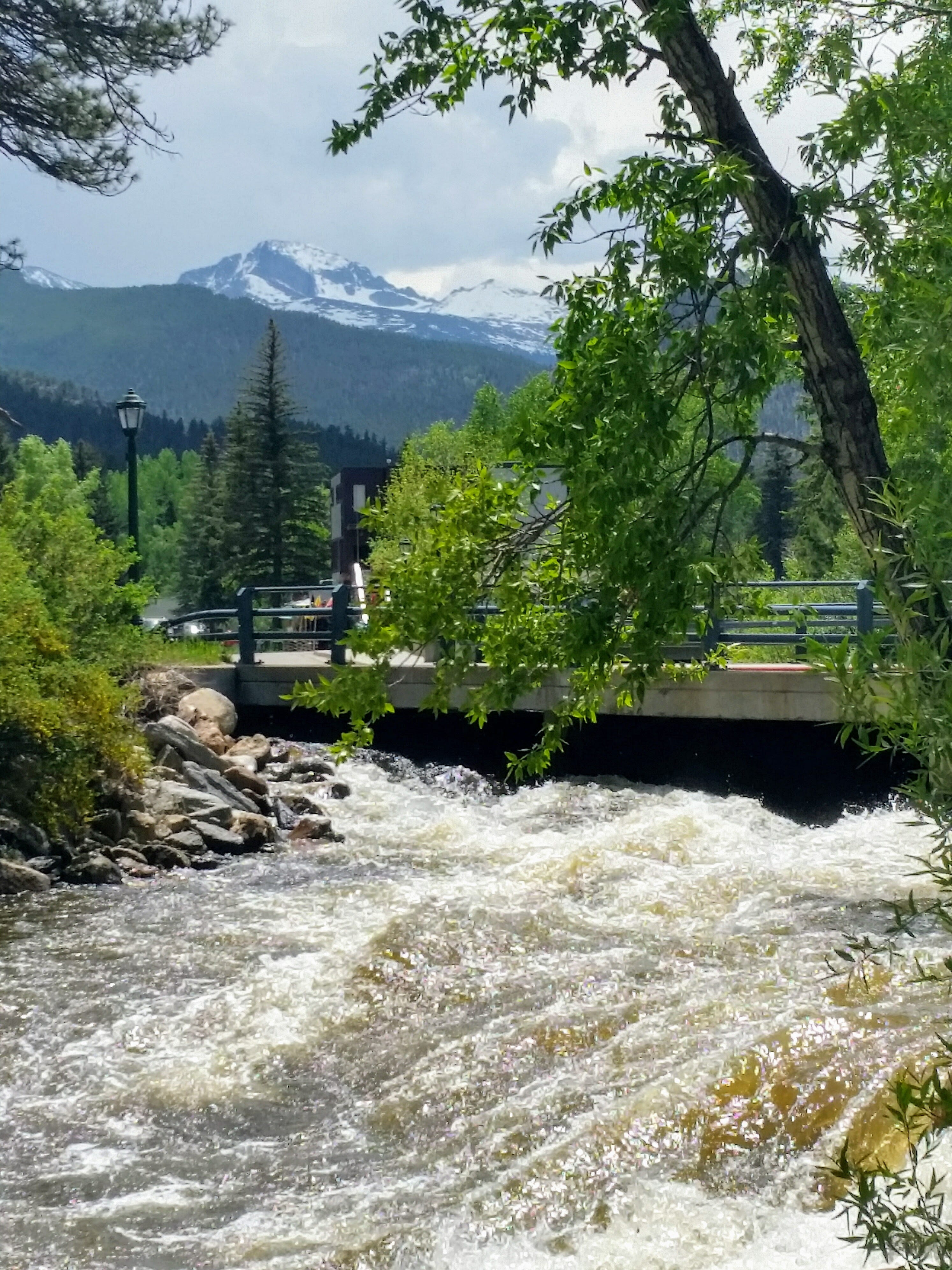 outdoors, stream - flowing water, non-urban scene, scenics - nature, river, water, forest, mountain, tree, flowing, architecture, sky, united states, 4K, Phone HD Wallpaper