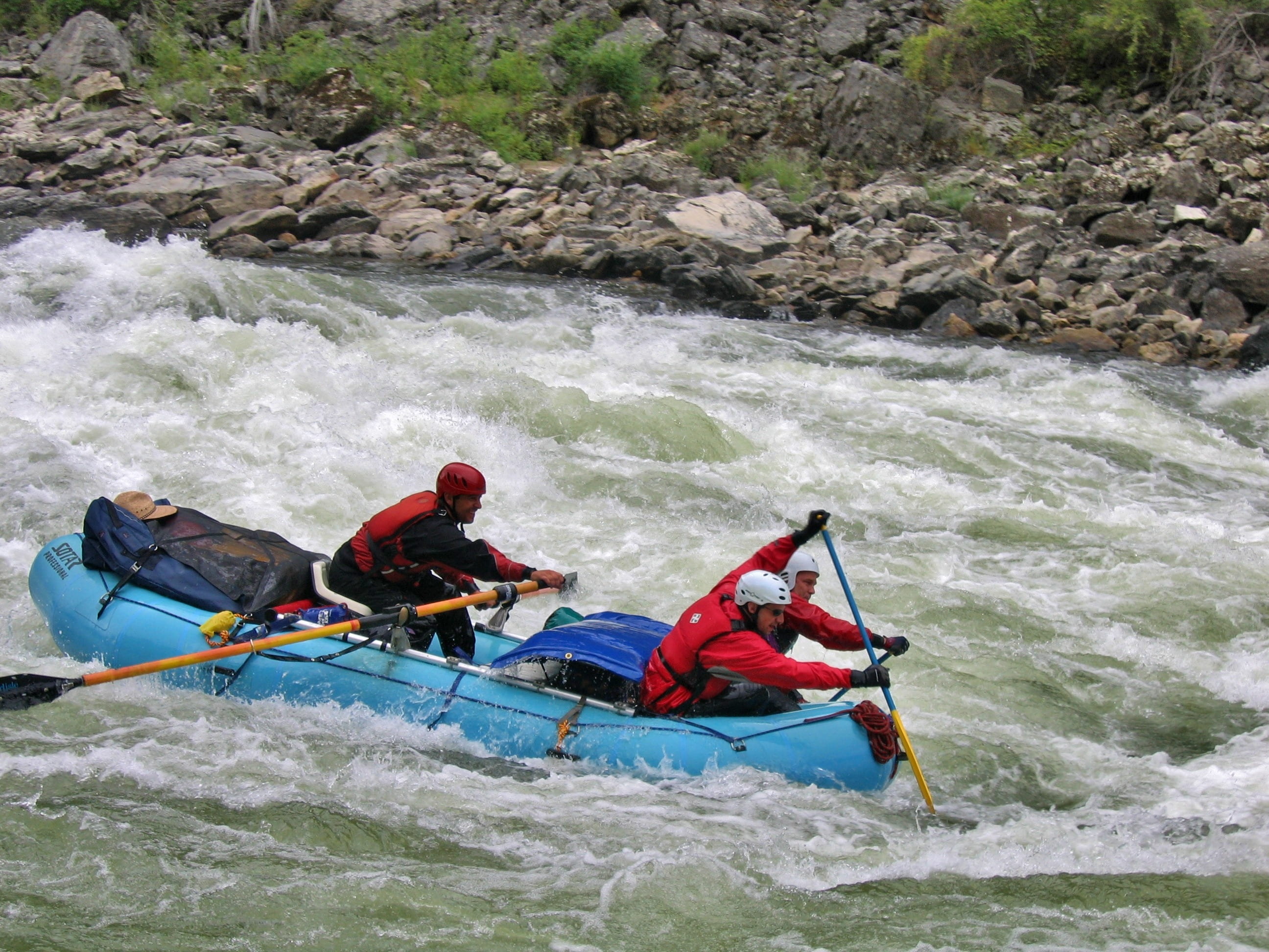 man, real people, flowing water, rapids, lifestyles, sport, paddle, transportation, rock, leisure activity, day, river, boat, speed, focus, adventure, oars, HD Wallpaper