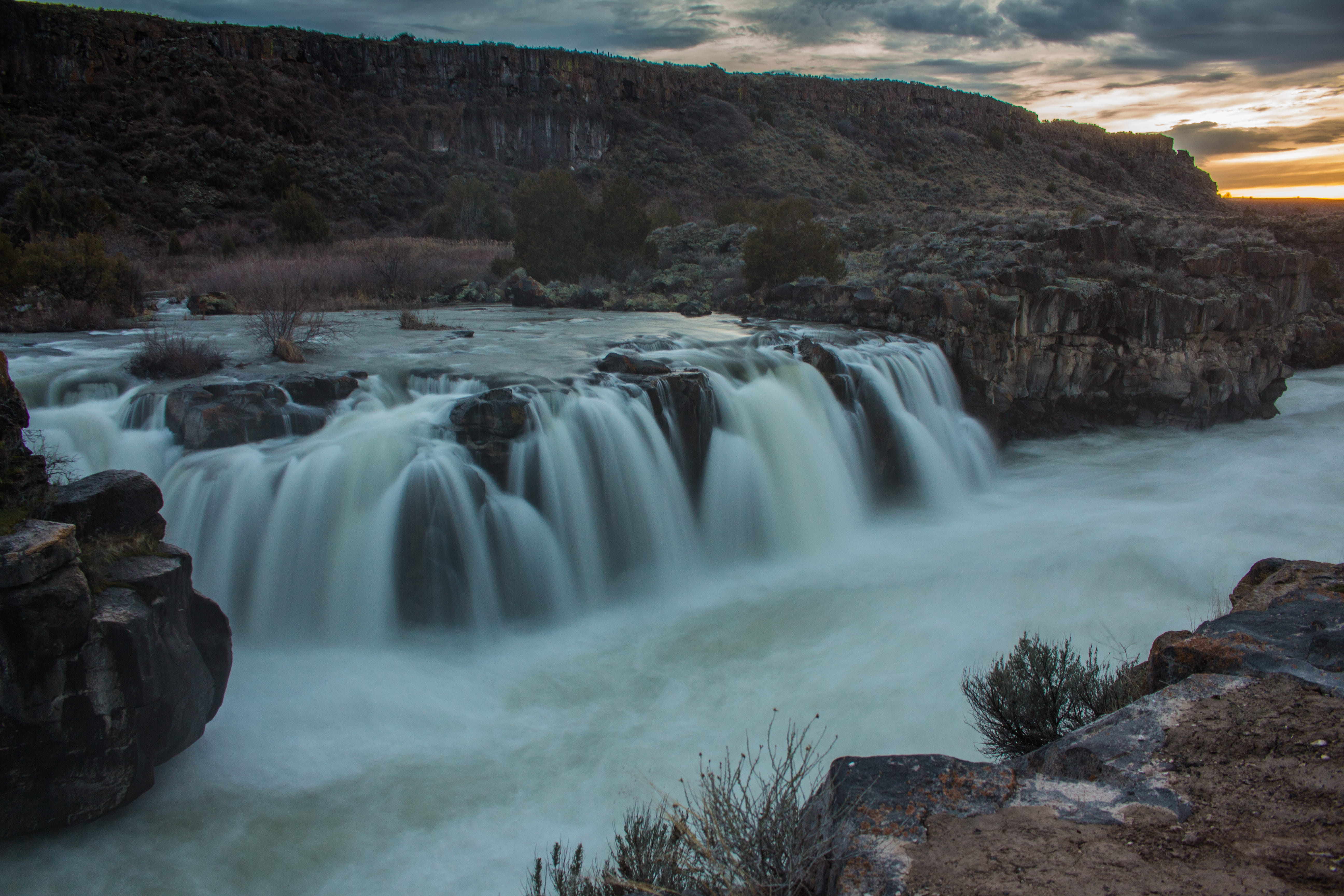 outdoors, idyllic, power in nature, murtaugh, united states, scenics - nature, motion, non-urban scene, blurred motion, idaho, stream - flowing water, travel destinations, HD Wallpaper