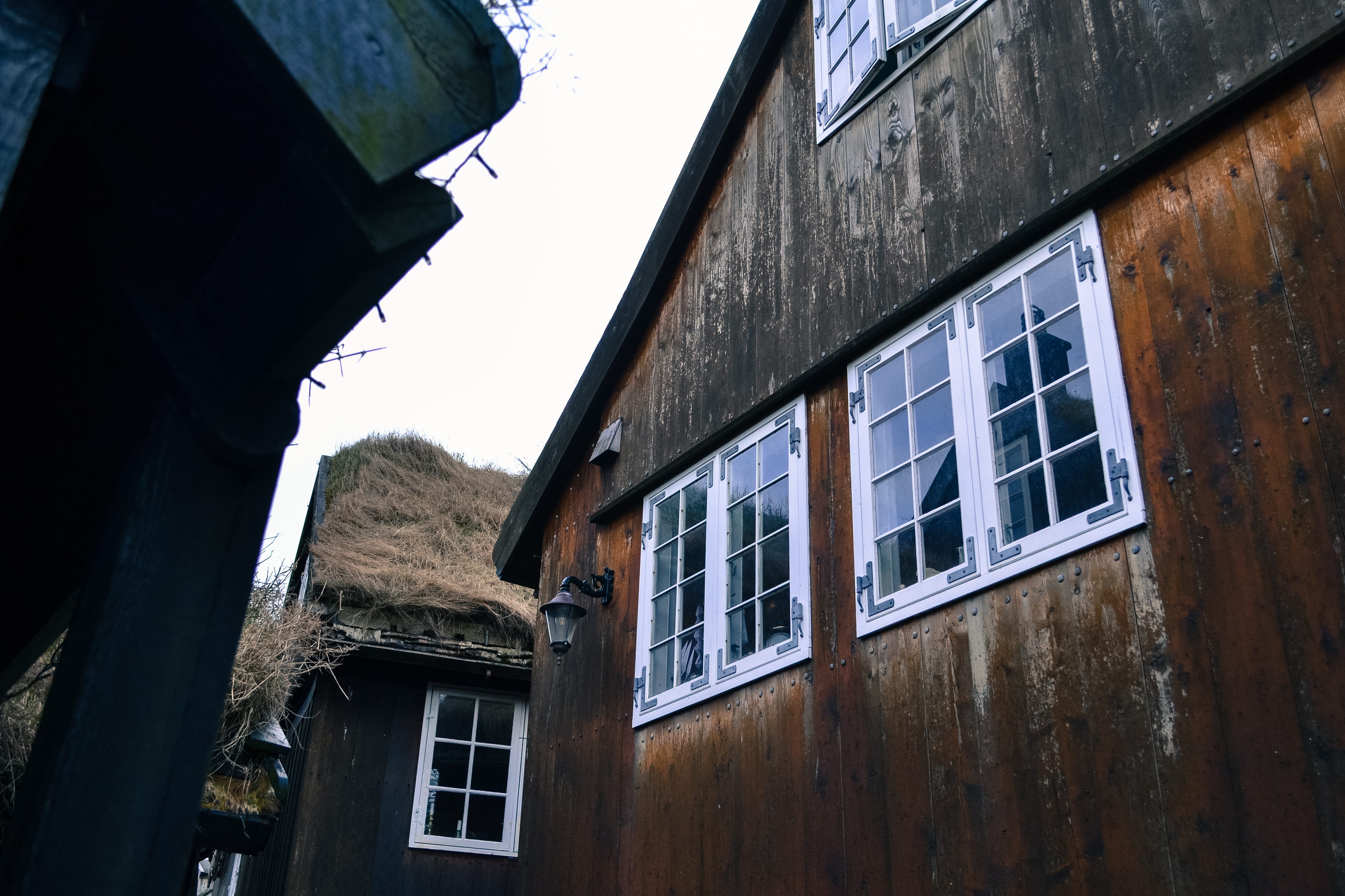 history, old, sky, outdoors, city, nordic, no people, clear sky, building exterior, tórshavn, faroe islands, spirit, torshavn, wall, 4K, roof, architecture, HD Wallpaper