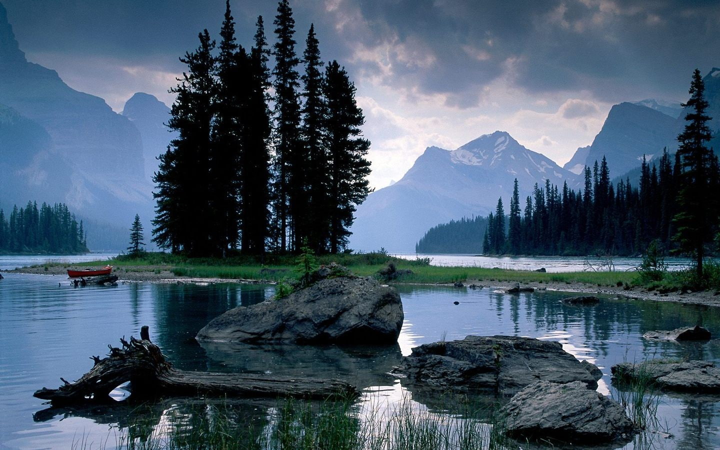national, spirit, jasper, alberta, lake, 720P, maligne, nature, park, HD Wallpaper